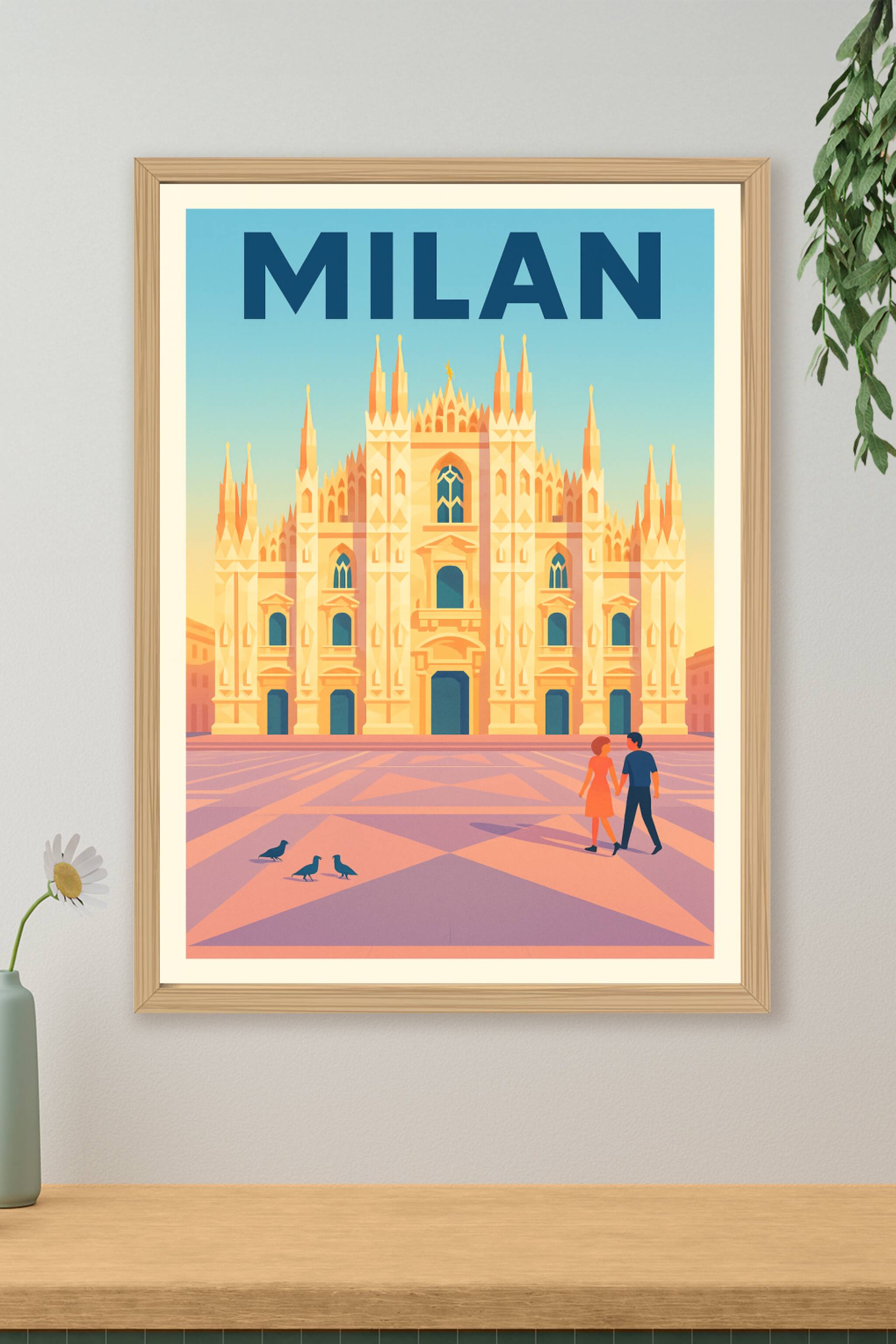 Affiche de Milan - L'élégance intemporelle du Duomo