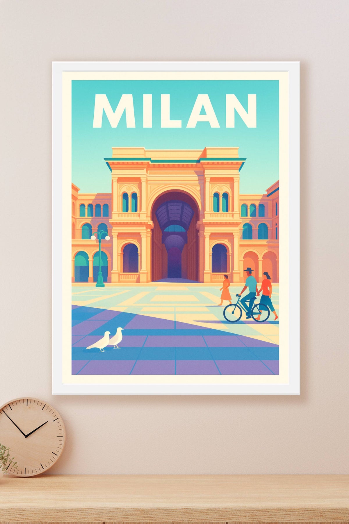 Affiche de Milan - L'élégance intemporelle de la Galerie Vittorio Emanuele II
