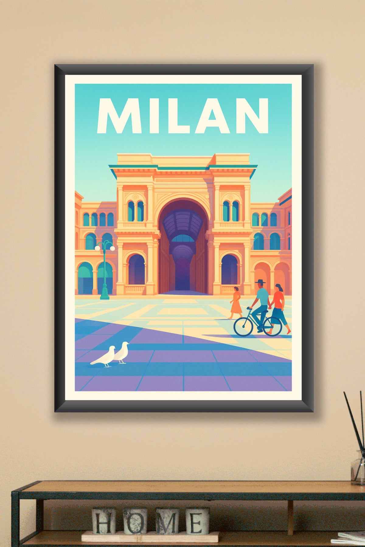 Affiche de Milan - L'élégance intemporelle de la Galerie Vittorio Emanuele II