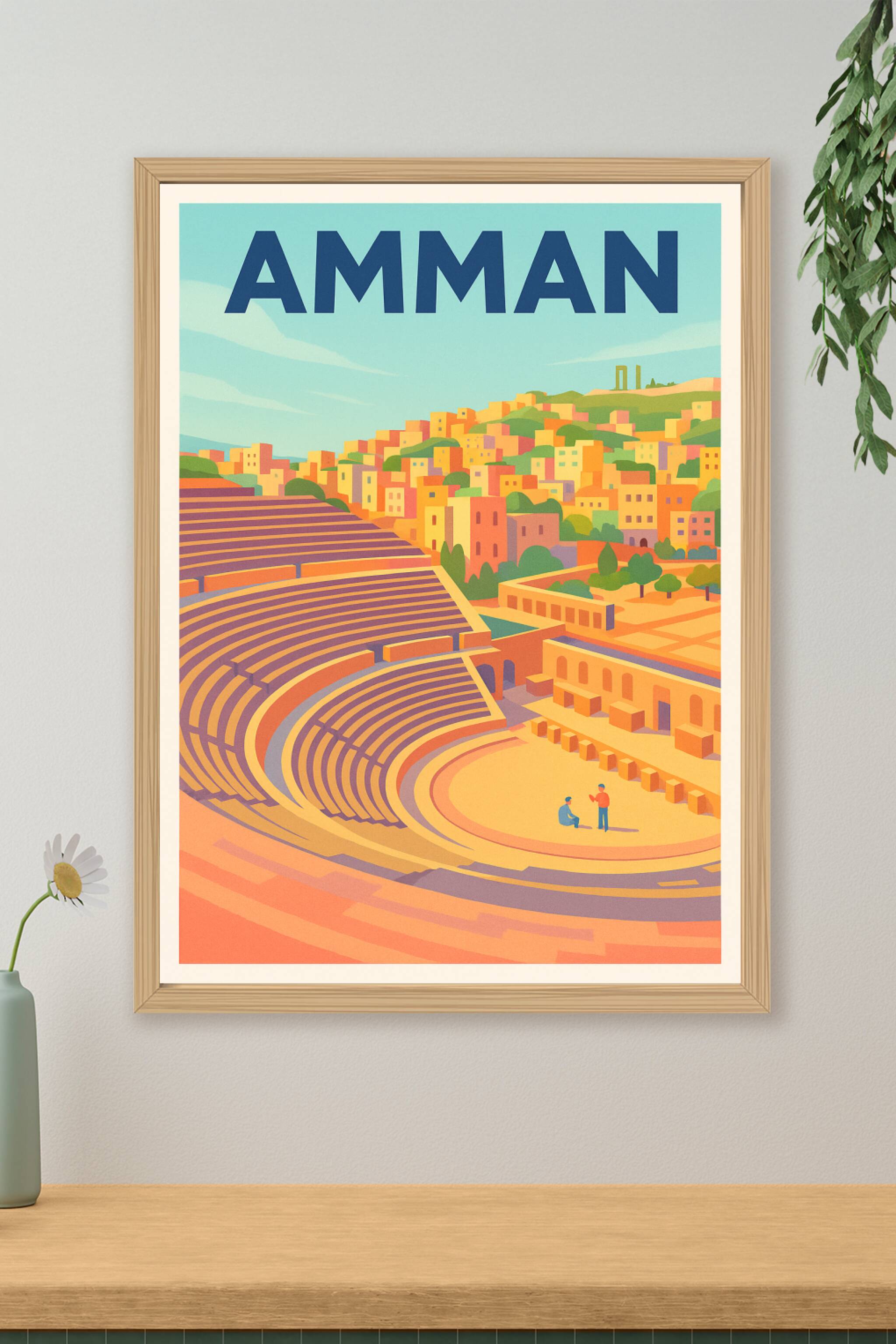 Affiche de Amman - Voyage au cœur de l'amphithéâtre antique