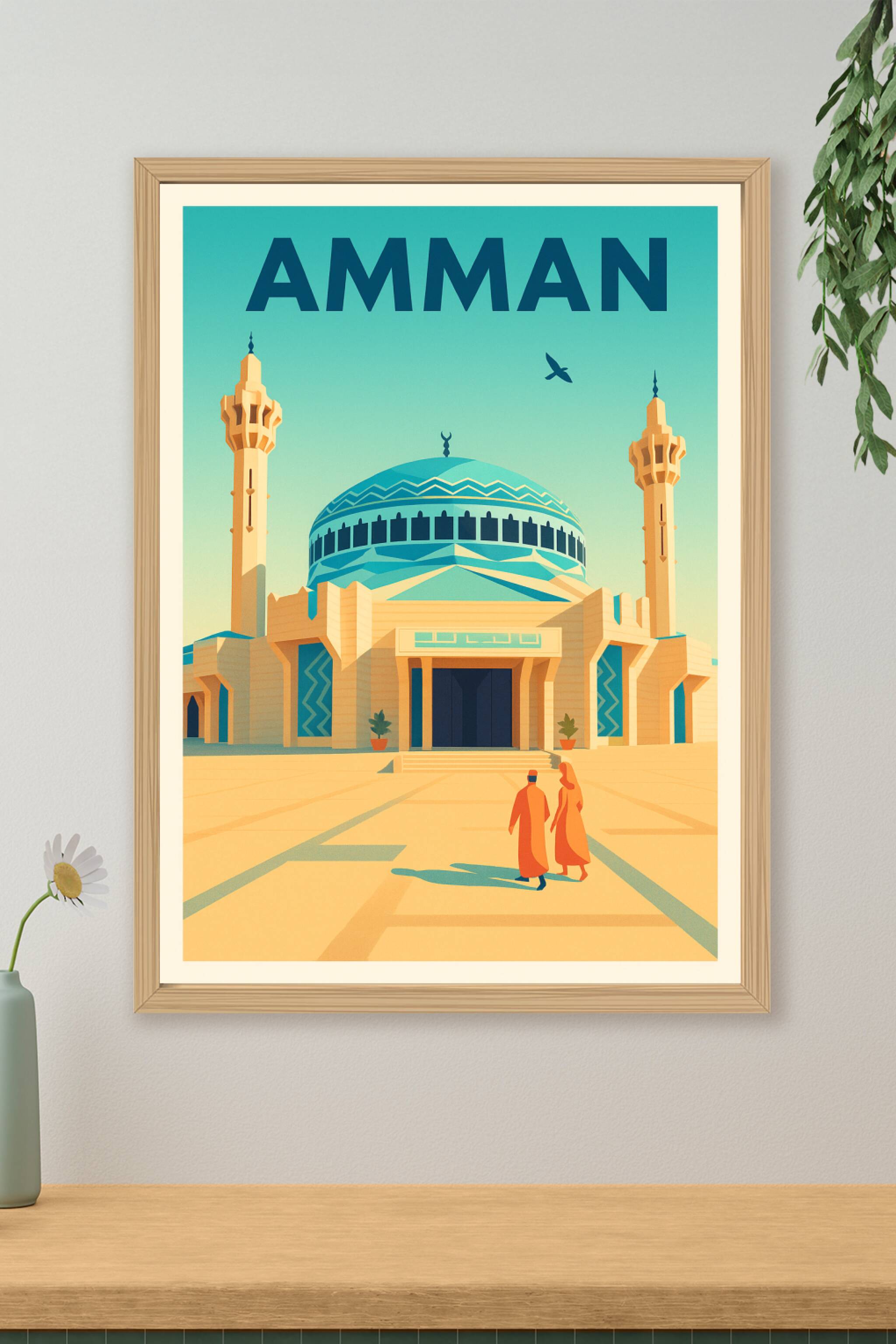 Affiche de Amman - Voyage au cœur de la capitale jordanienne
