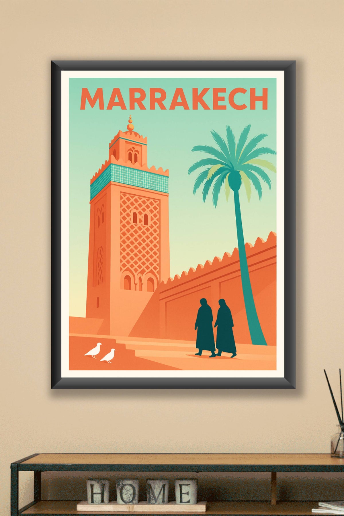 Affiche de Marrakech - Évasion sous le soleil marocain