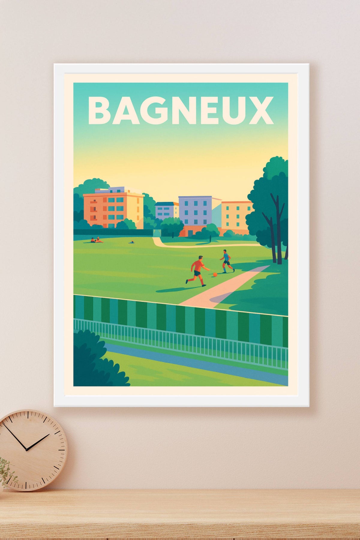 Affiche de Bagneux - La douceur d'un parc ensoleillé