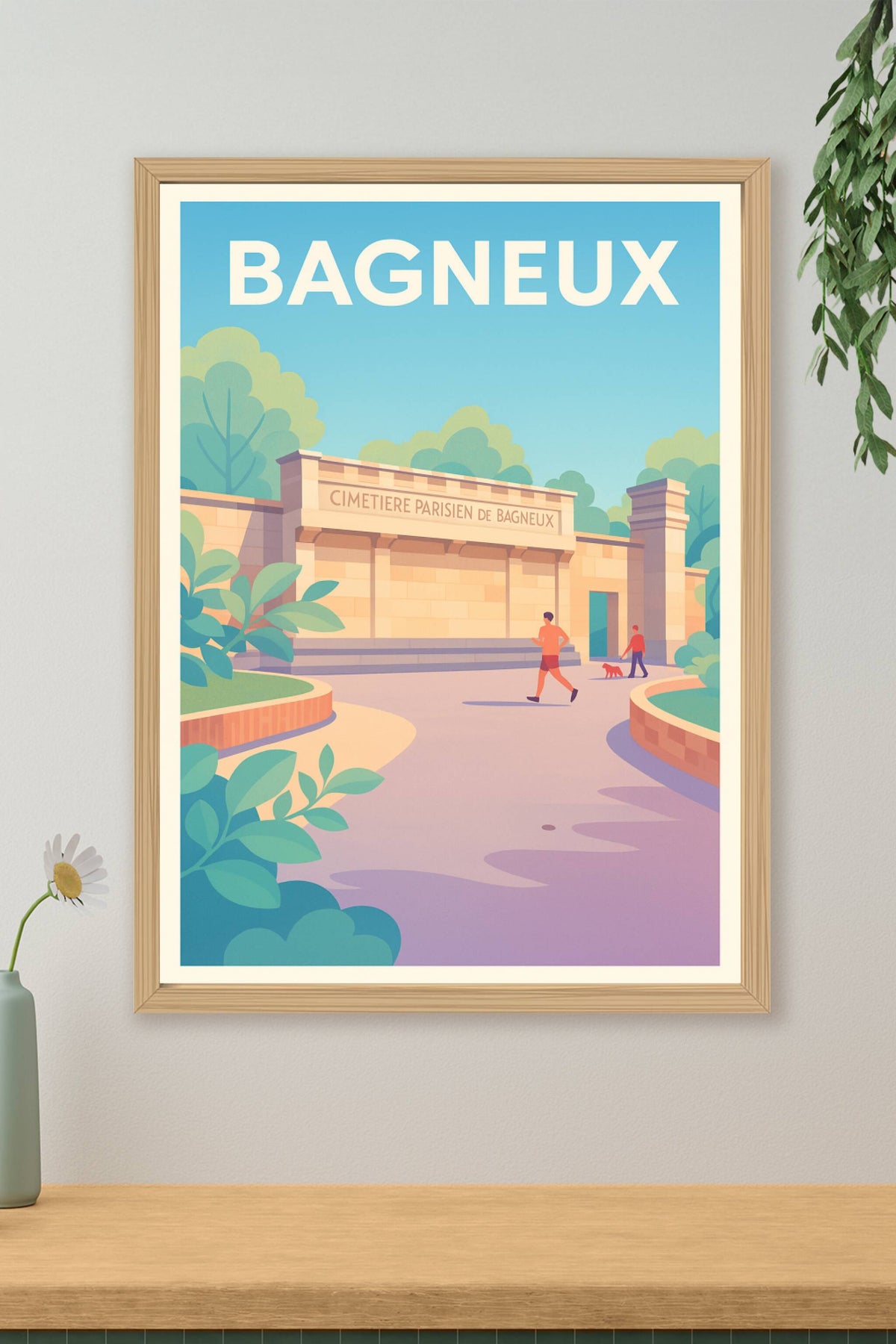 Affiche de Bagneux - Un havre de sérénité et nature urbaine