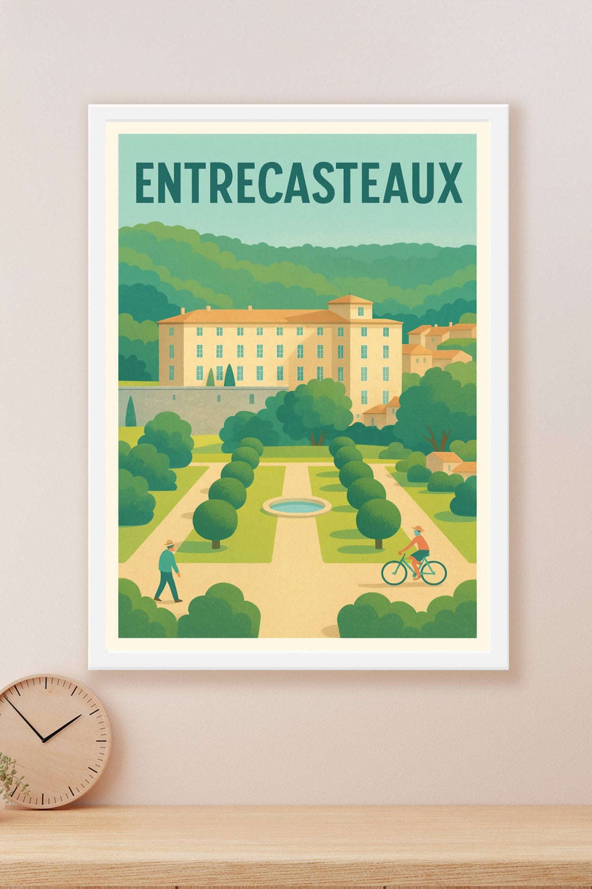 Affiche de Entrecasteaux - Charme Provençal et Sérénité Verte