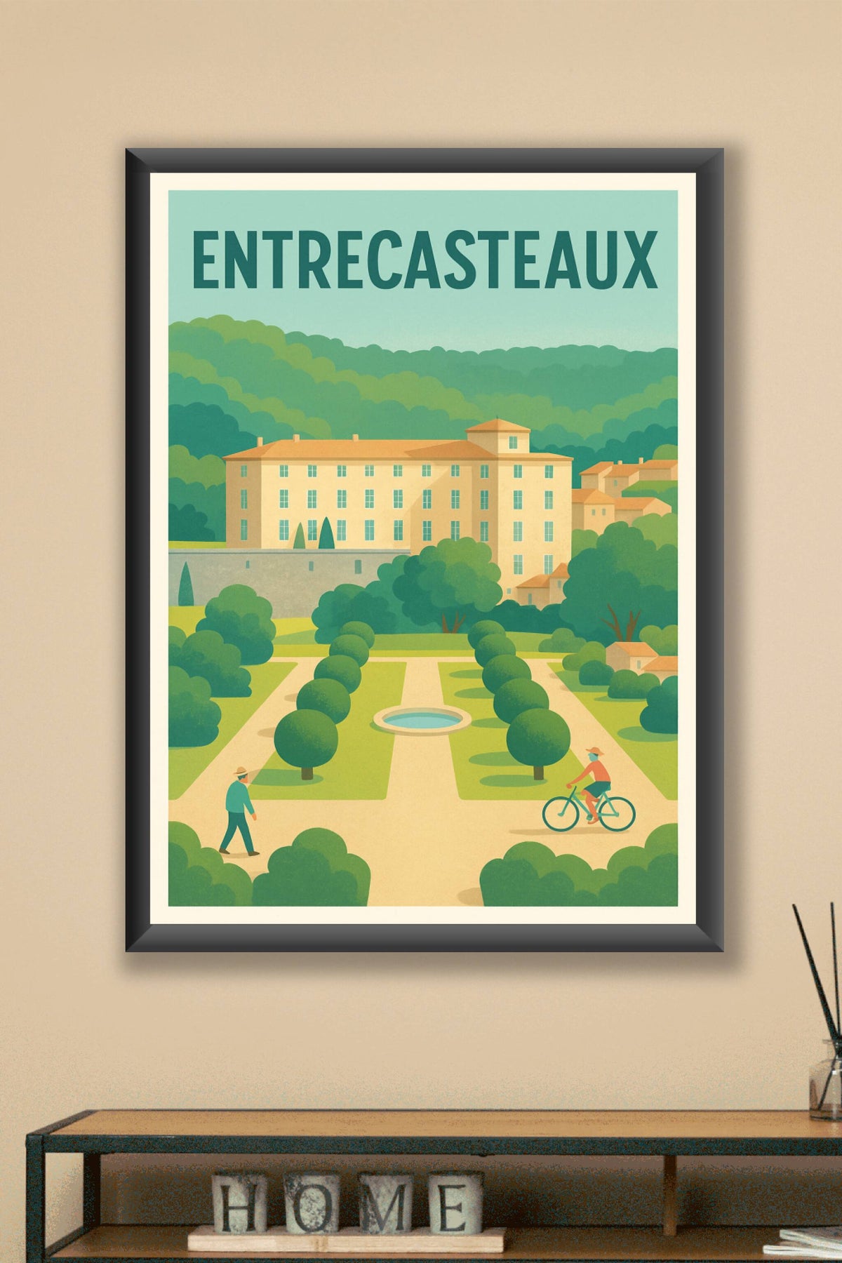 Affiche de Entrecasteaux - Charme Provençal et Sérénité Verte