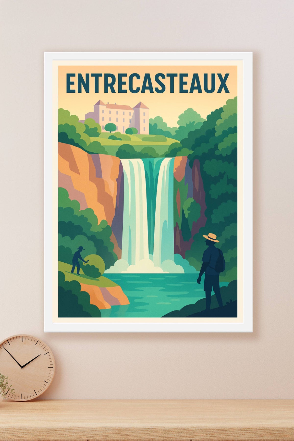 Affiche de Entrecasteaux - Splendeur naturelle et patrimoine authentique