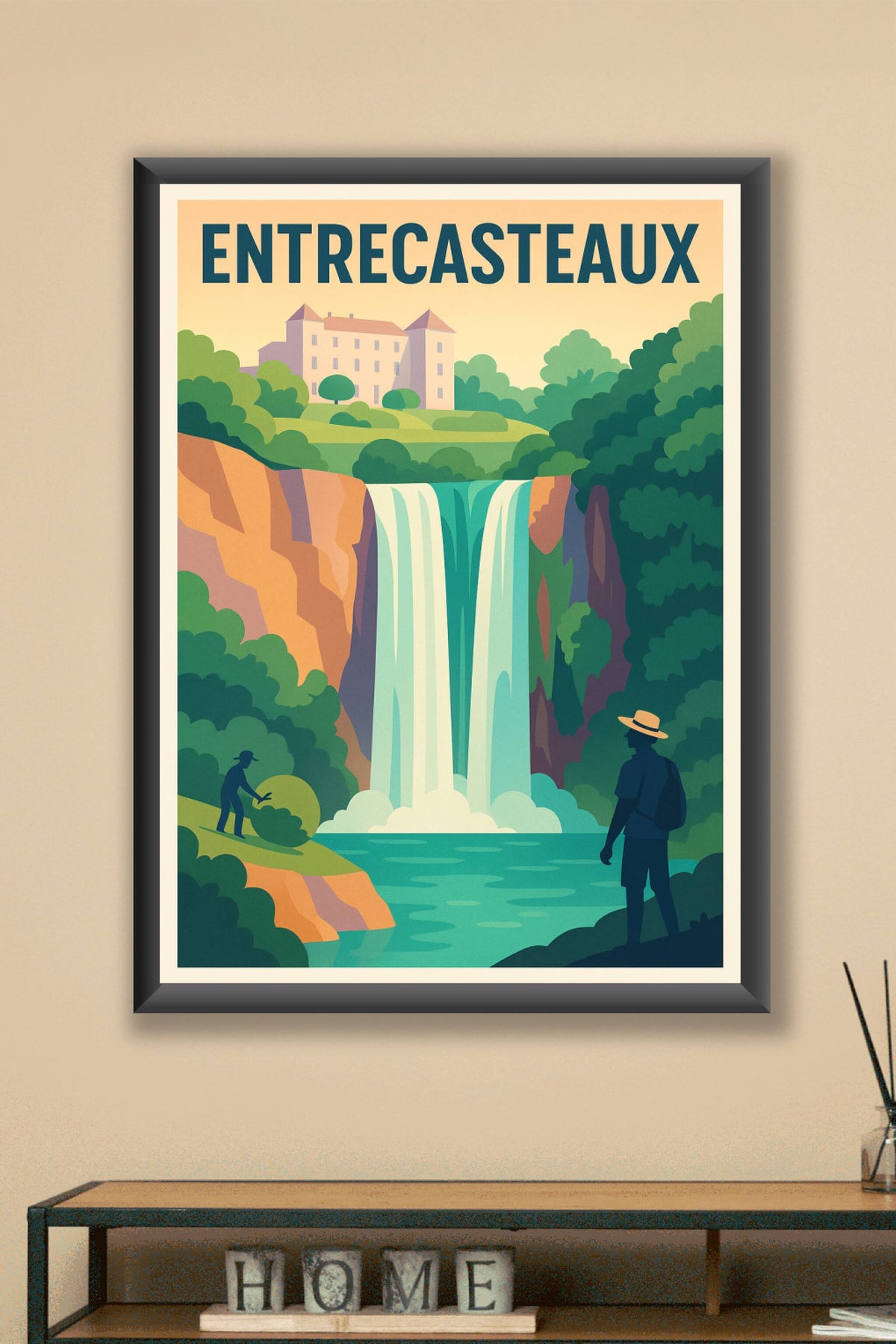 Affiche de Entrecasteaux - Splendeur naturelle et patrimoine authentique