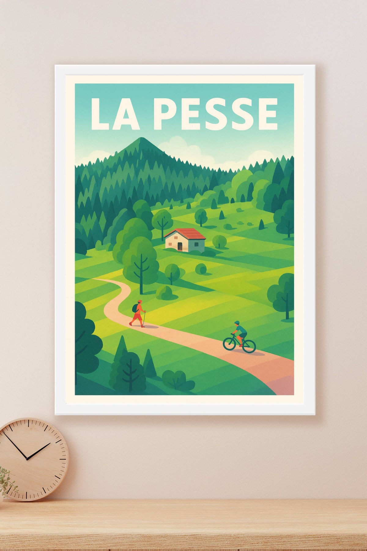 Affiche de La Pesse - Évasion nature et randonnée à vélo