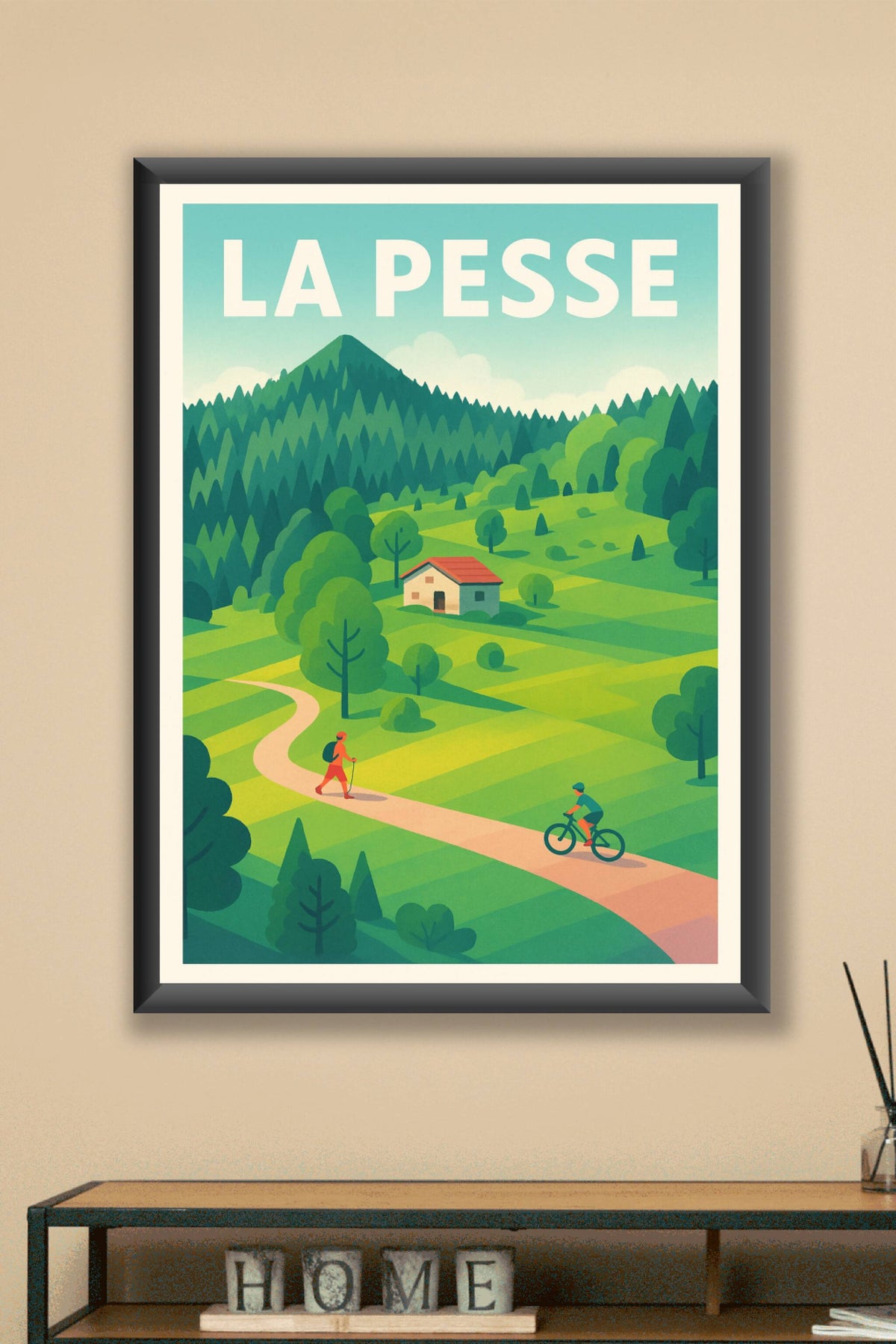 Affiche de La Pesse - Évasion nature et randonnée à vélo
