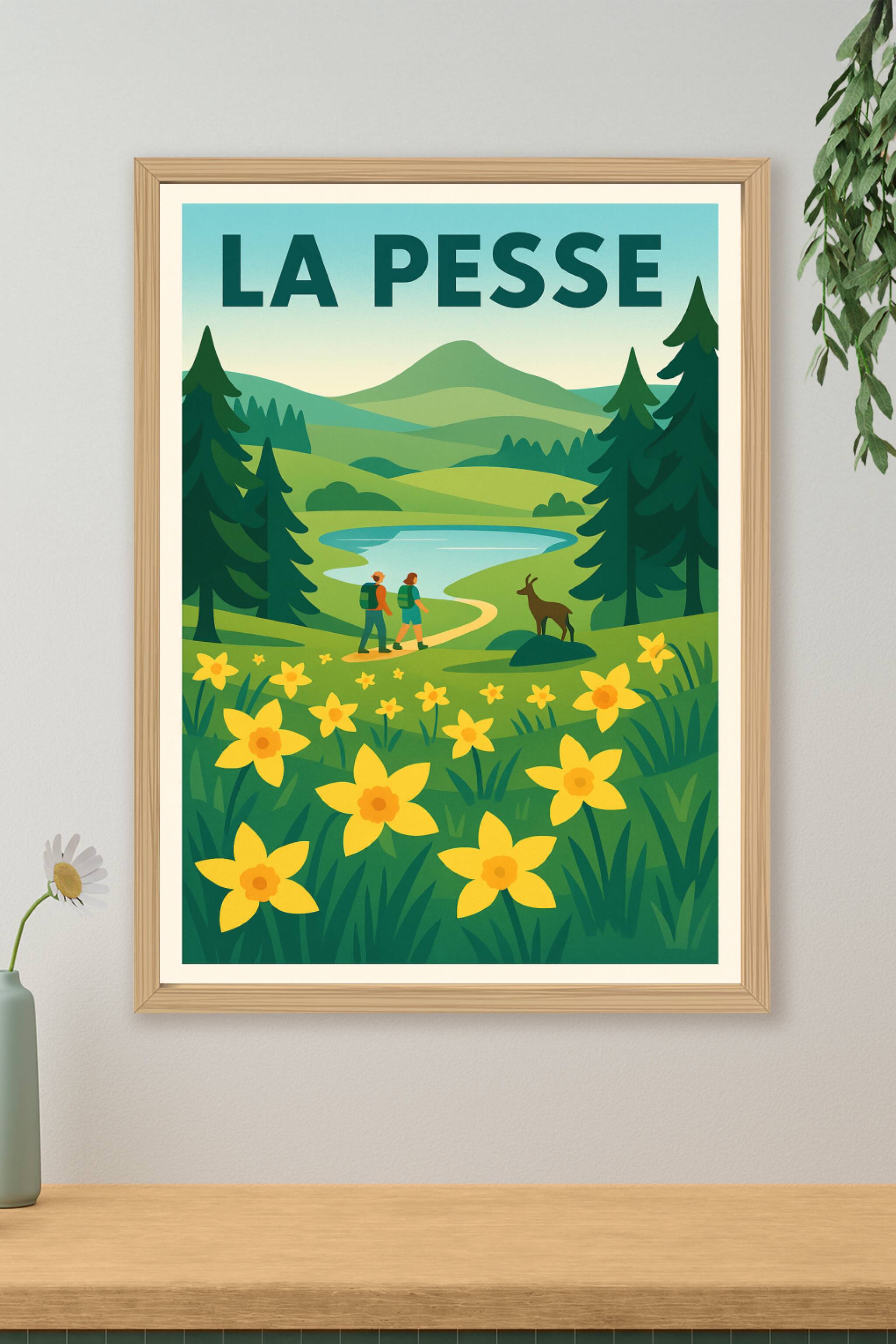 Affiche de La Pesse - Promenade bucolique au cœur de la nature