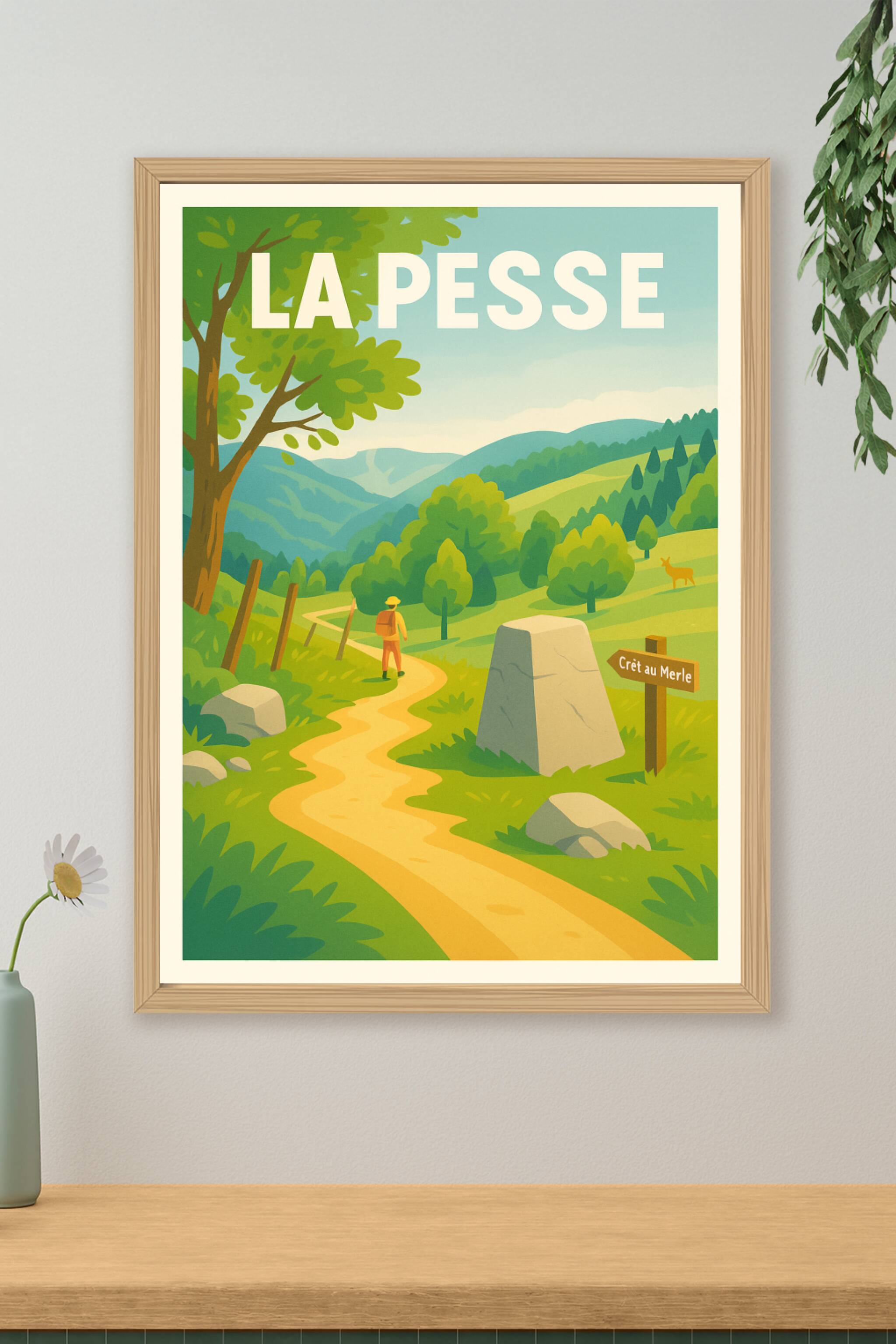 Affiche de La Pesse - Invitation à la nature sauvage
