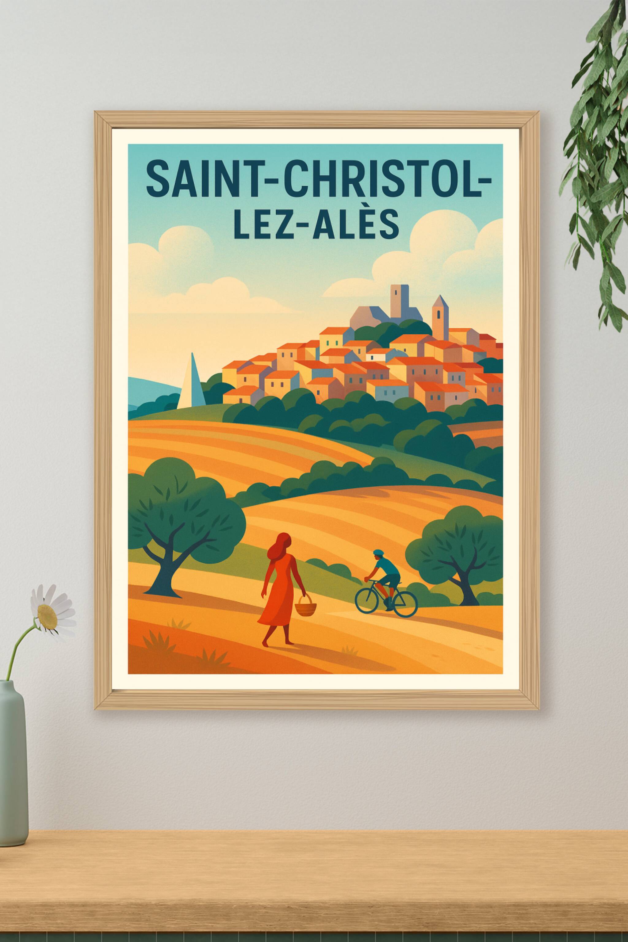 Affiche de Saint-Christol-lez-Alès - Évasion bucolique au cœur de la nature