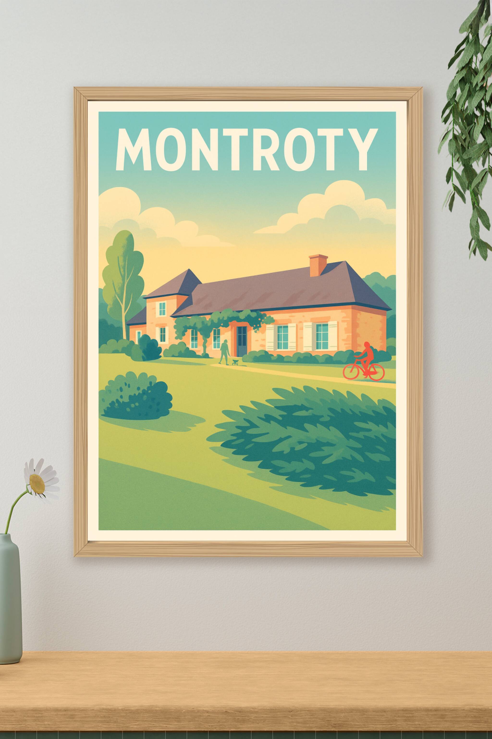 Affiche de Montroty - Charme et sérénité campagnarde
