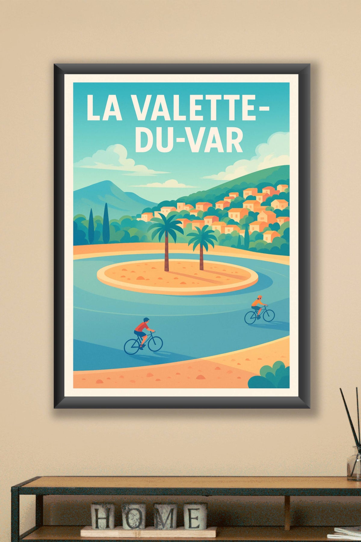 Affiche de La Valette-du-Var - Douceur provençale et balades à vélo