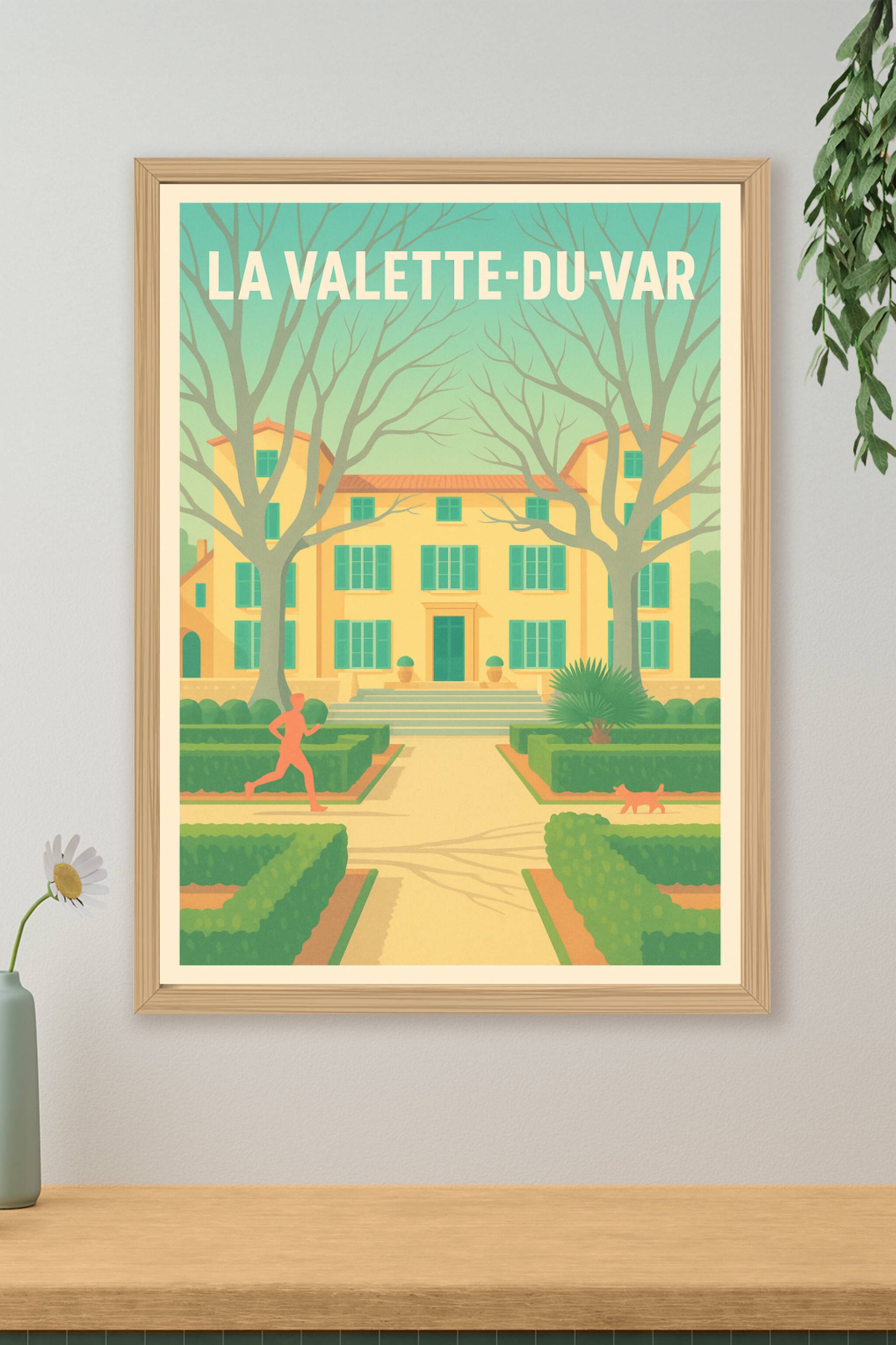 Affiche de La Valette-du-Var - Harmonie entre nature et art de vivre