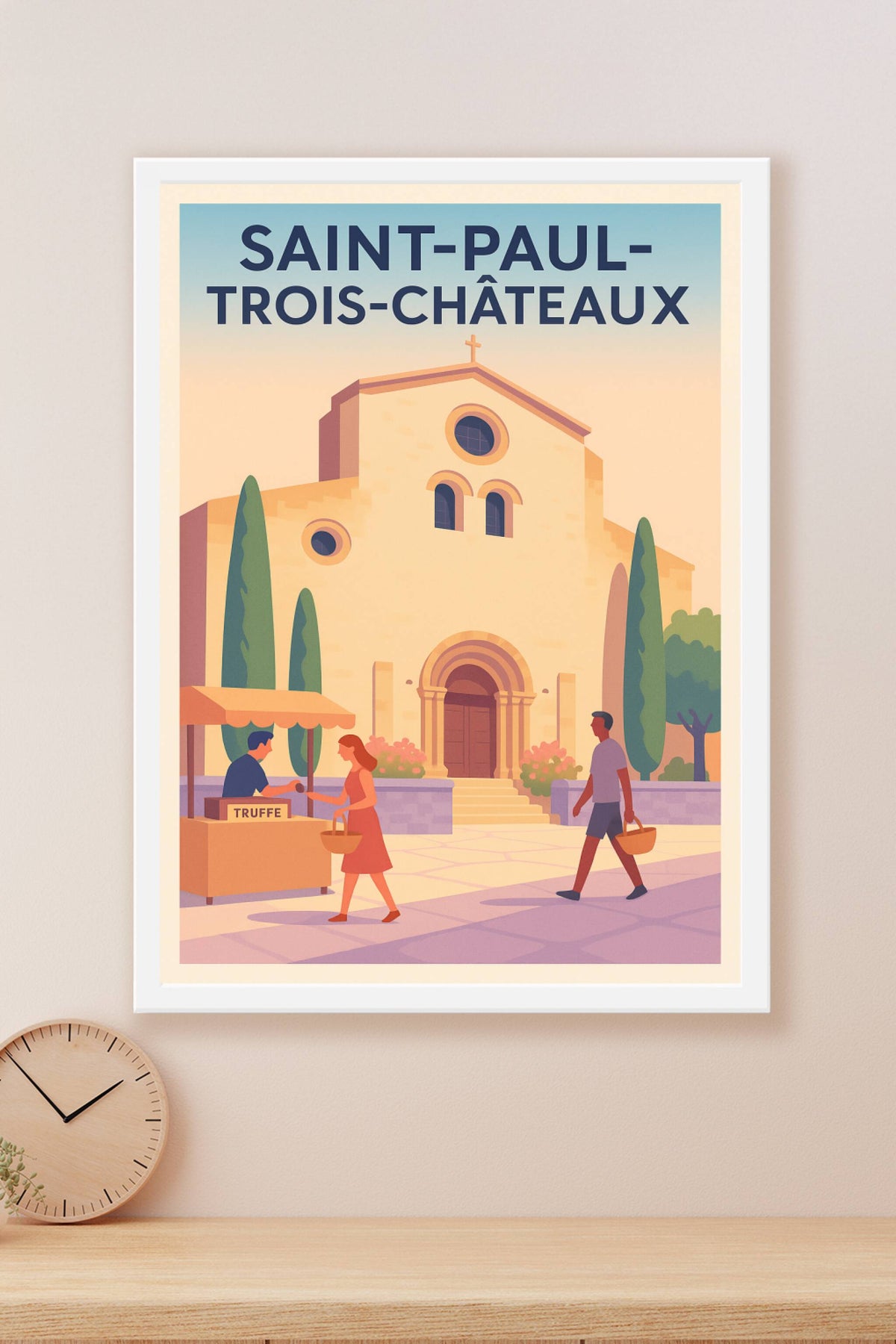 Affiche de Saint-Paul-Trois-Châteaux - Charme et douceur provençale