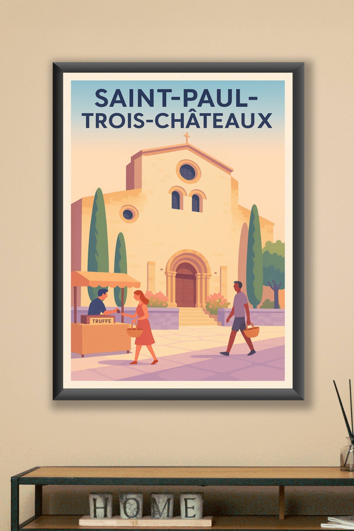 Affiche de Saint-Paul-Trois-Châteaux - Charme et douceur provençale