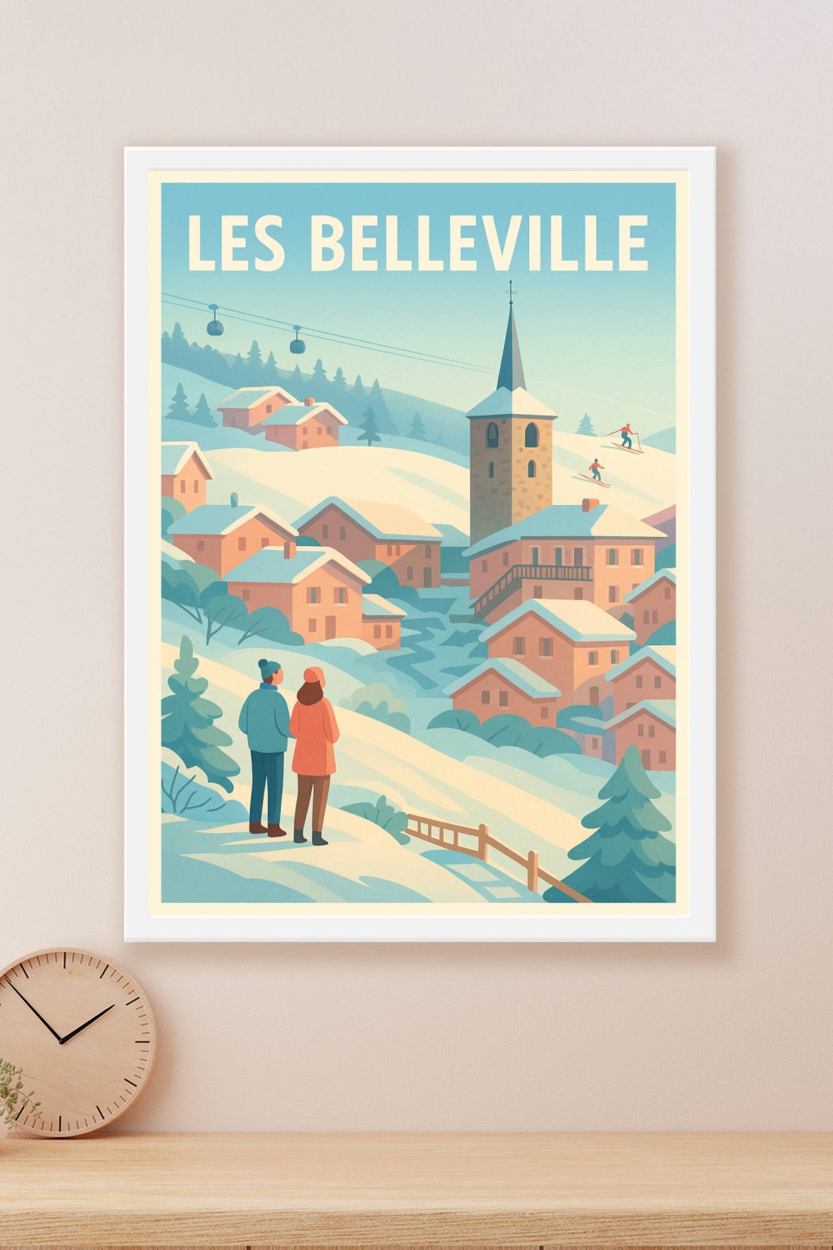 Affiche de Les Belleville - Havre de paix enneigé