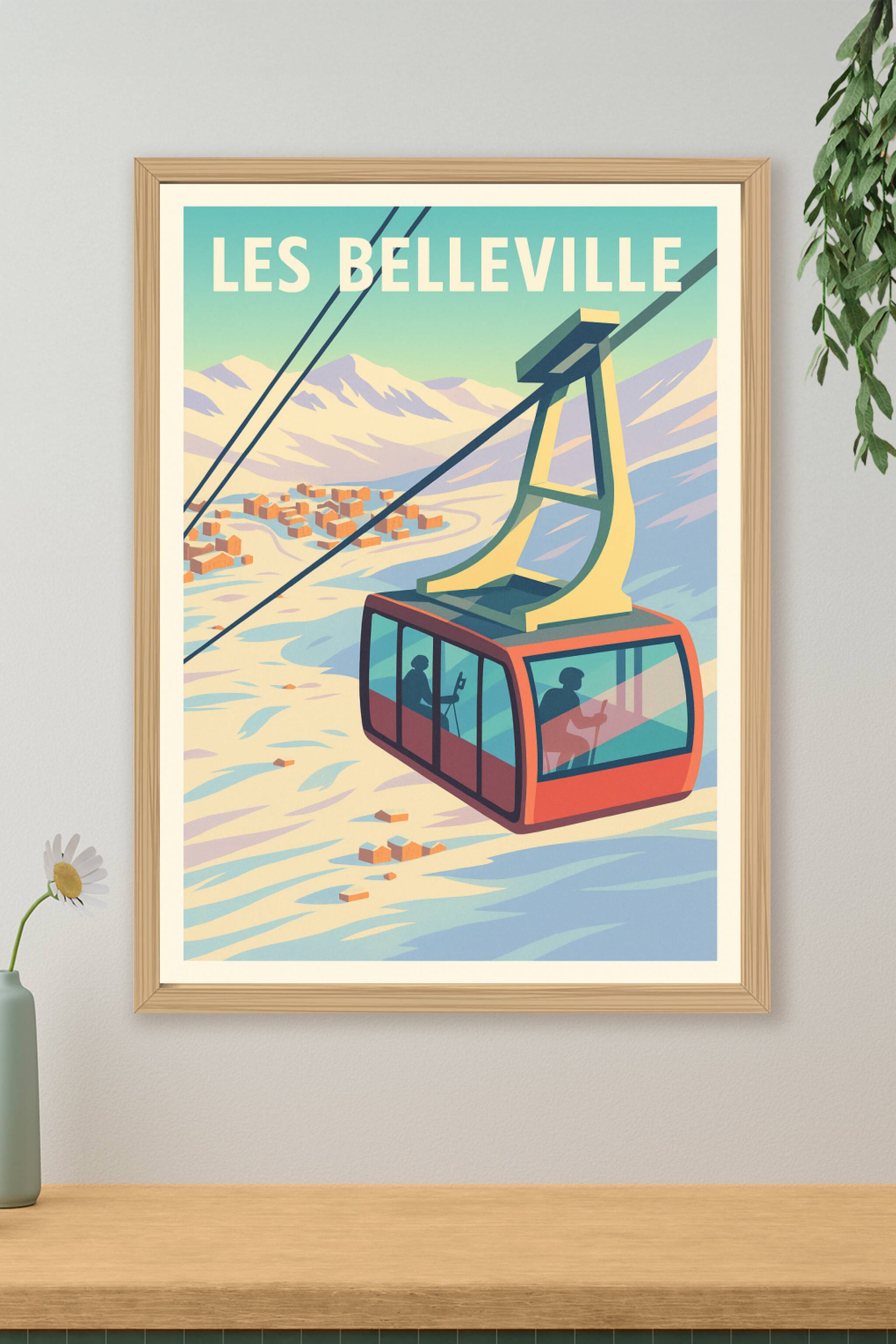 Affiche de Les Belleville - L'ascension vers les sommets alpins