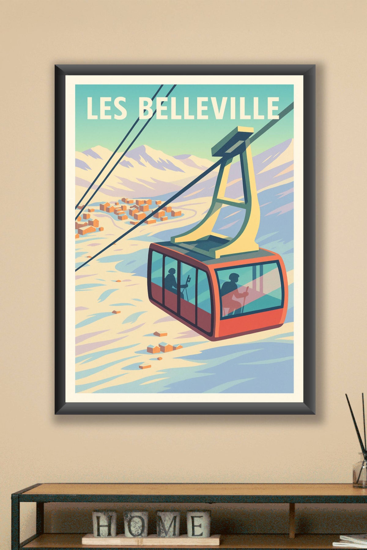 Affiche de Les Belleville - L'ascension vers les sommets alpins