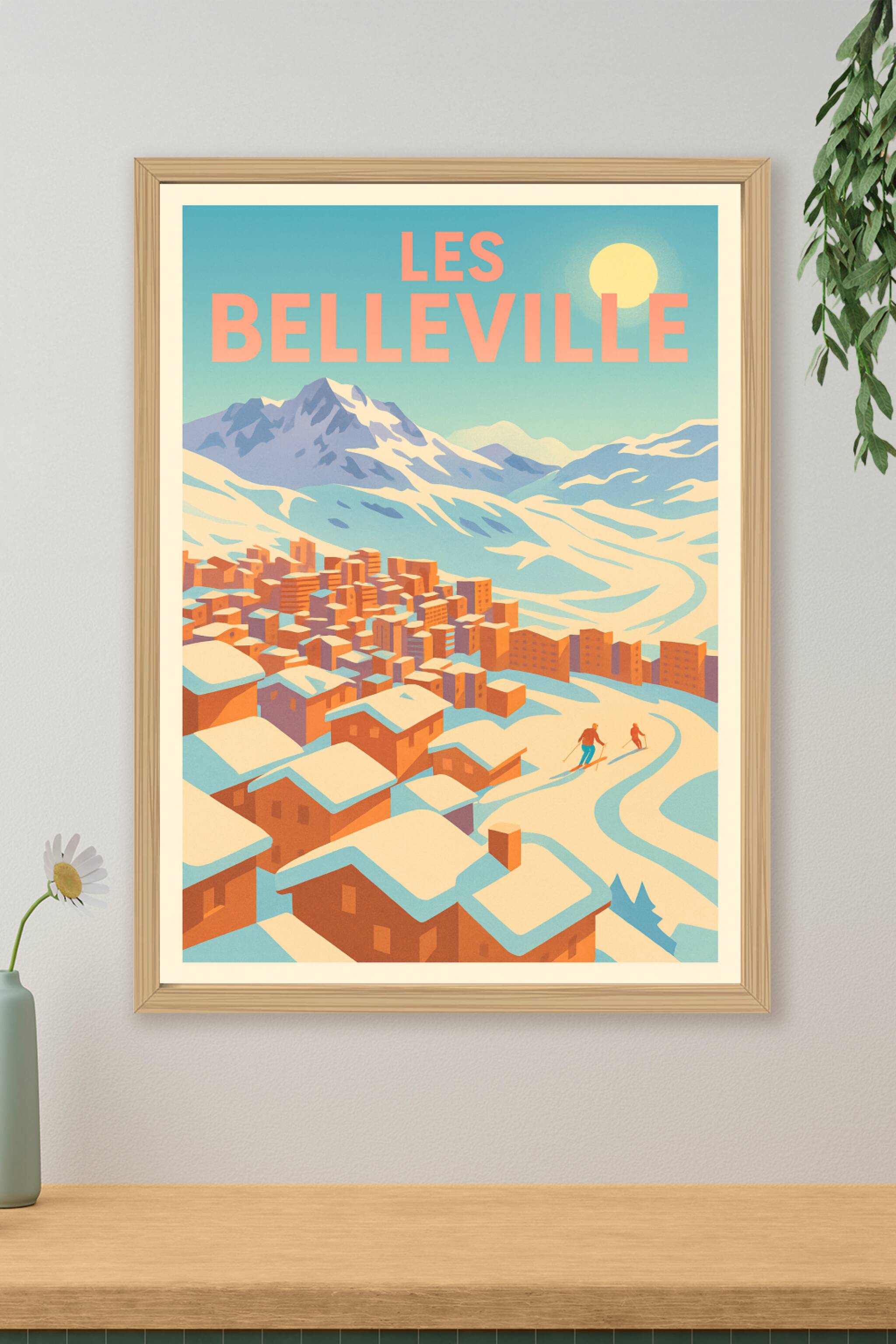 Affiche de Les Belleville - Évasion hivernale en montagne