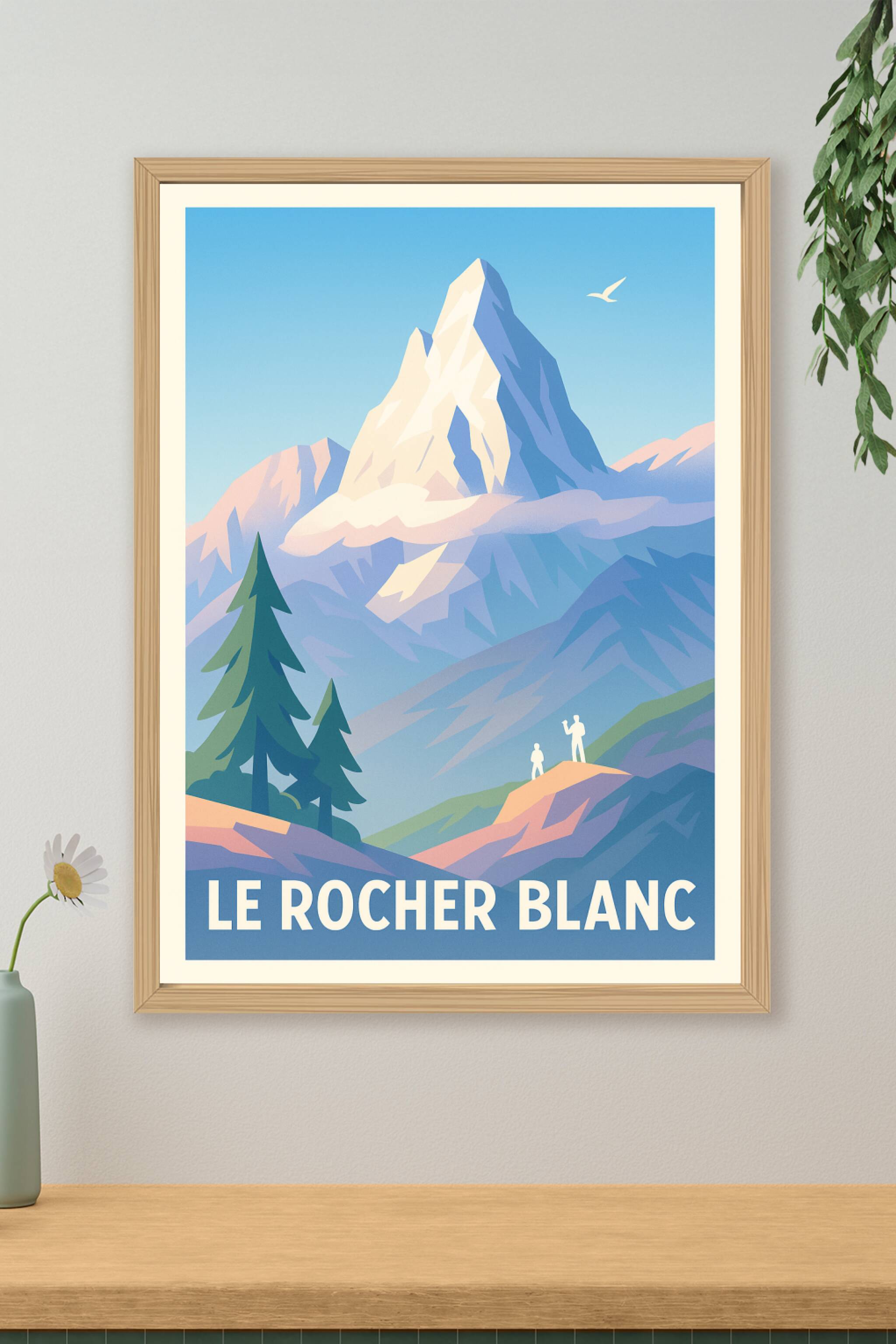 Affiche de Le Rocher Blanc - L'appel majestueux des sommets