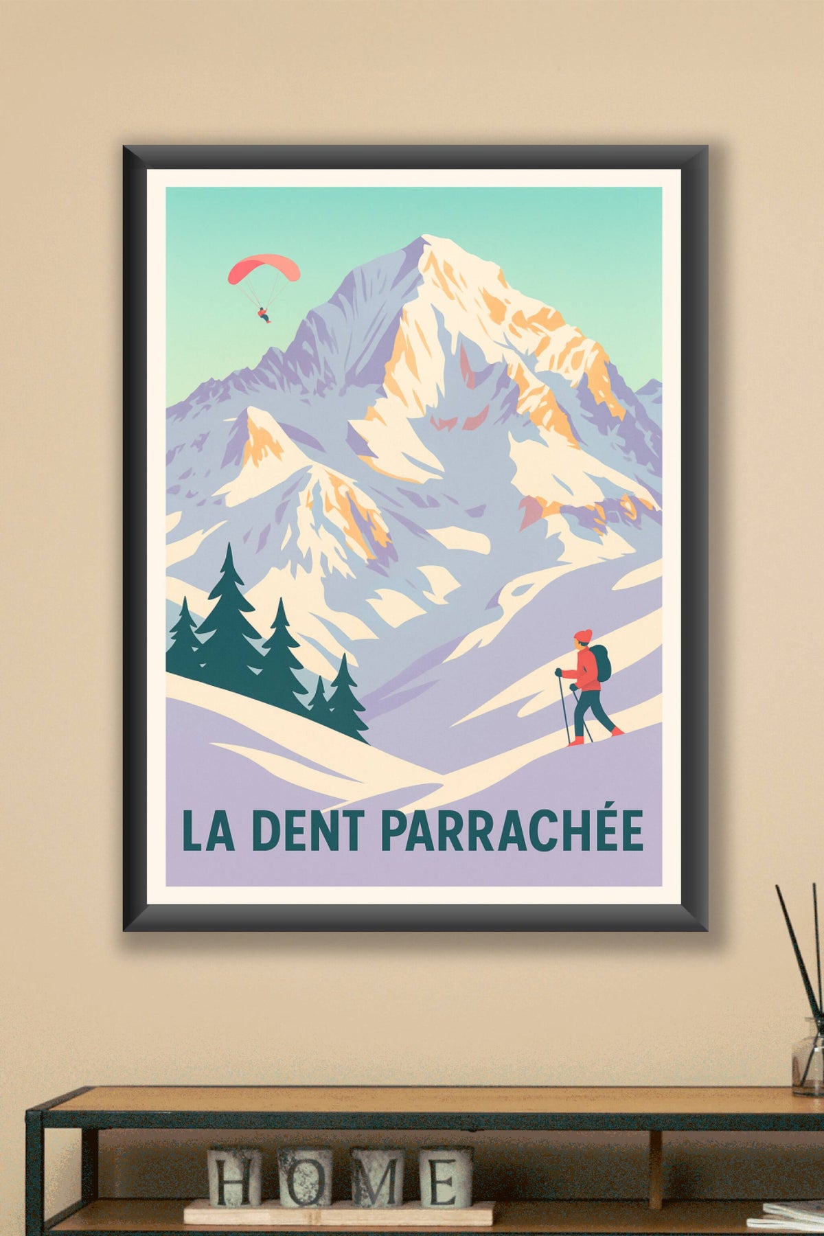 Affiche de La Dent Parrachée - Évasion en haute montagne