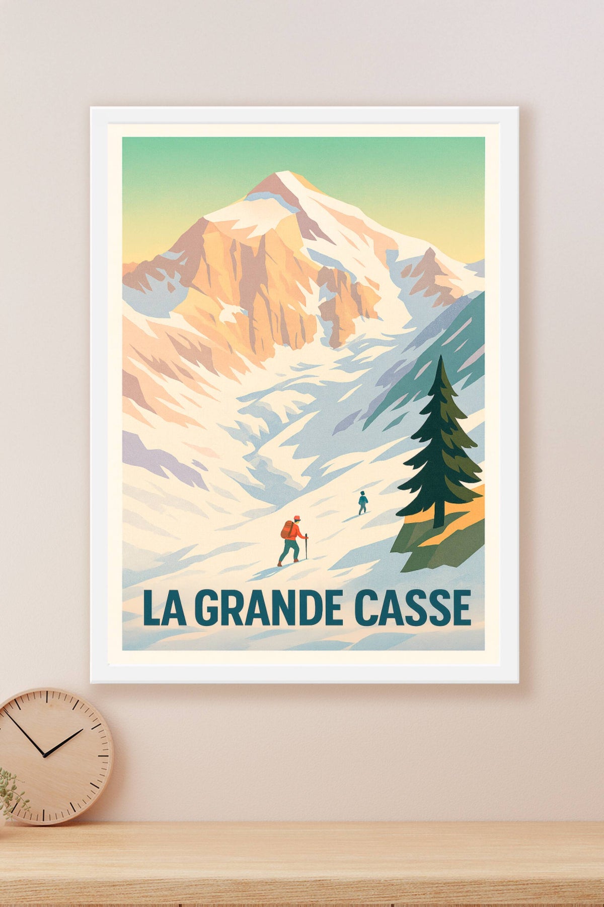 Affiche de La Grande Casse - L'appel majestueux des sommets enneigés