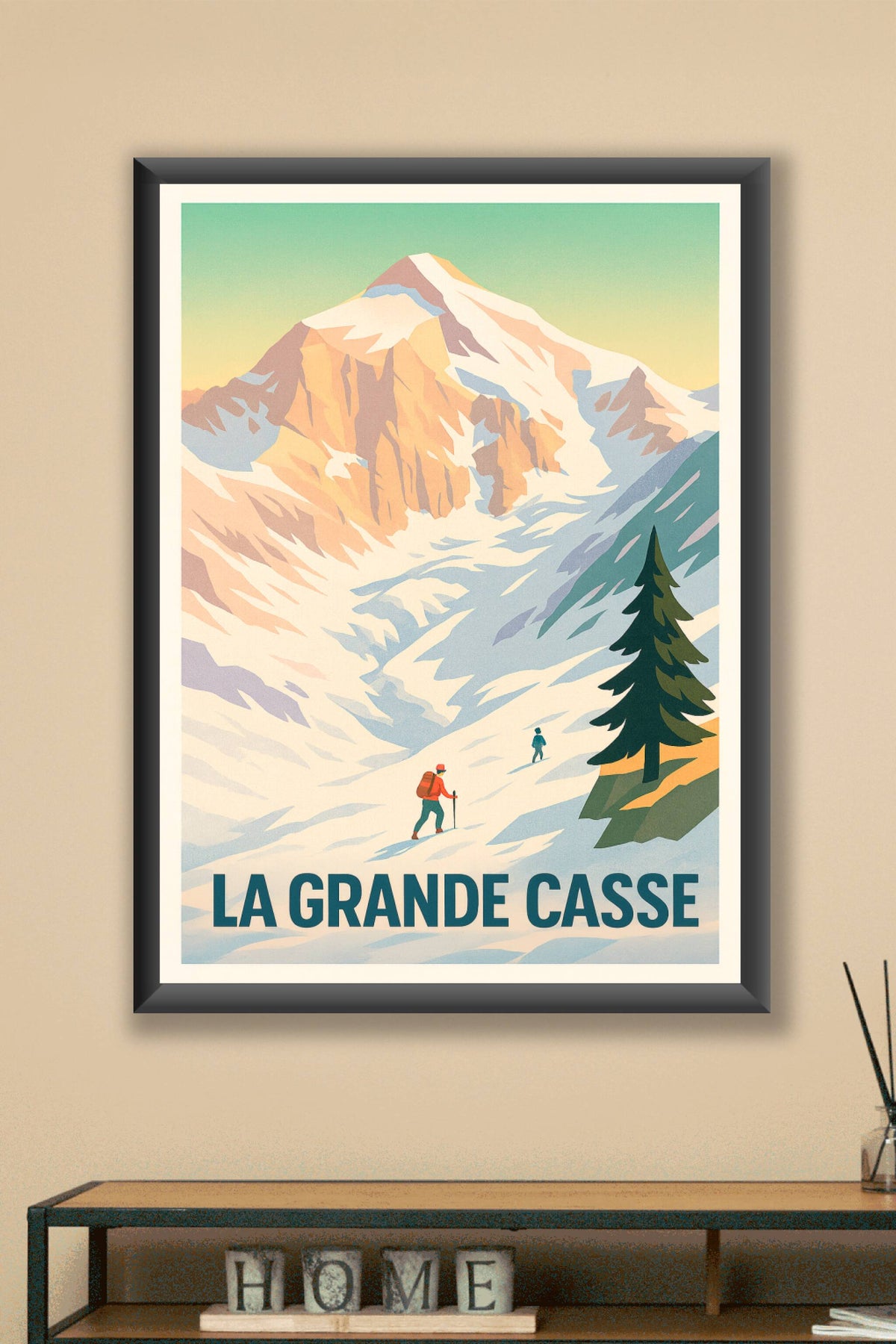 Affiche de La Grande Casse - L'appel majestueux des sommets enneigés