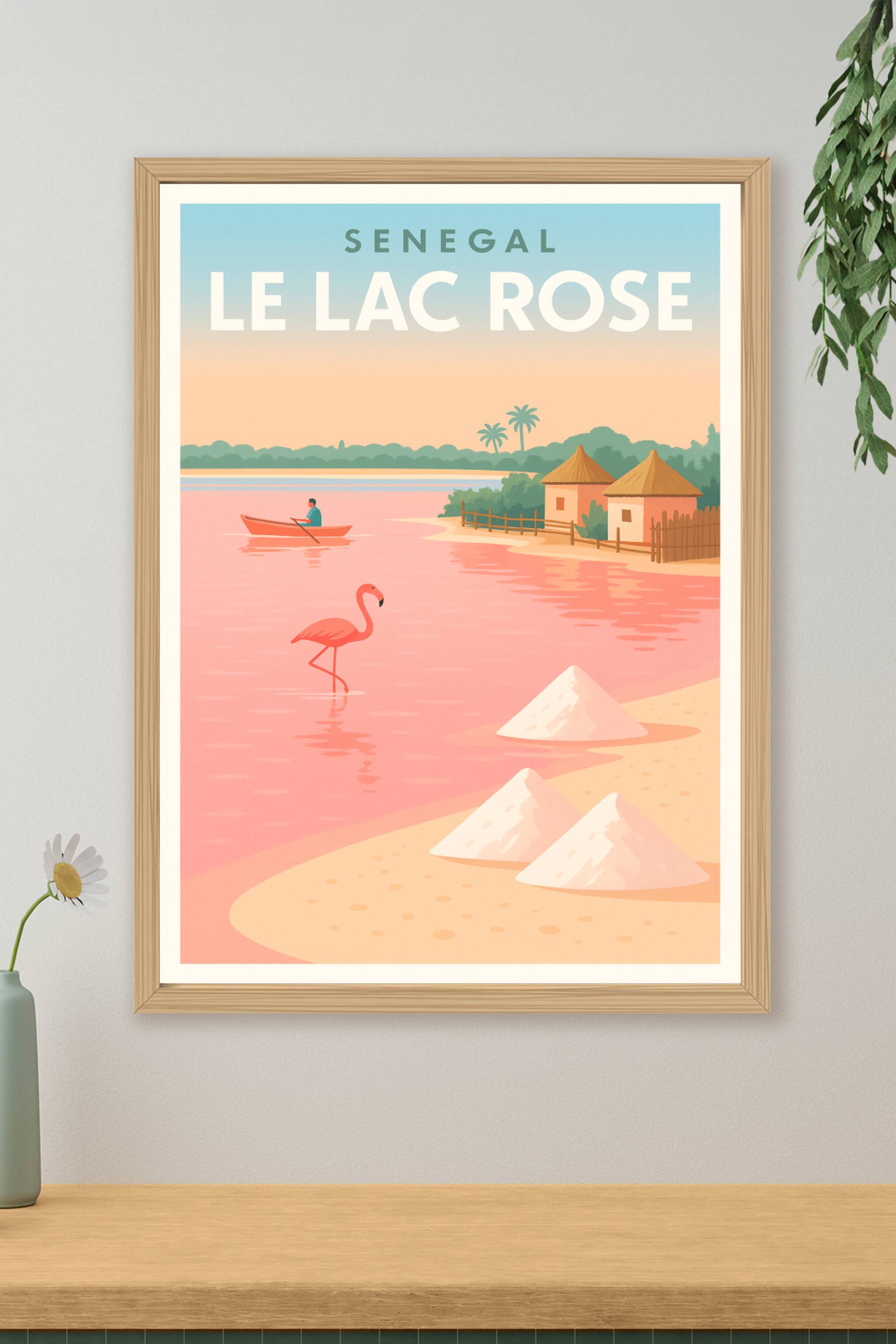 Affiche de Lac Rose - L'évasion rose du Sénégal