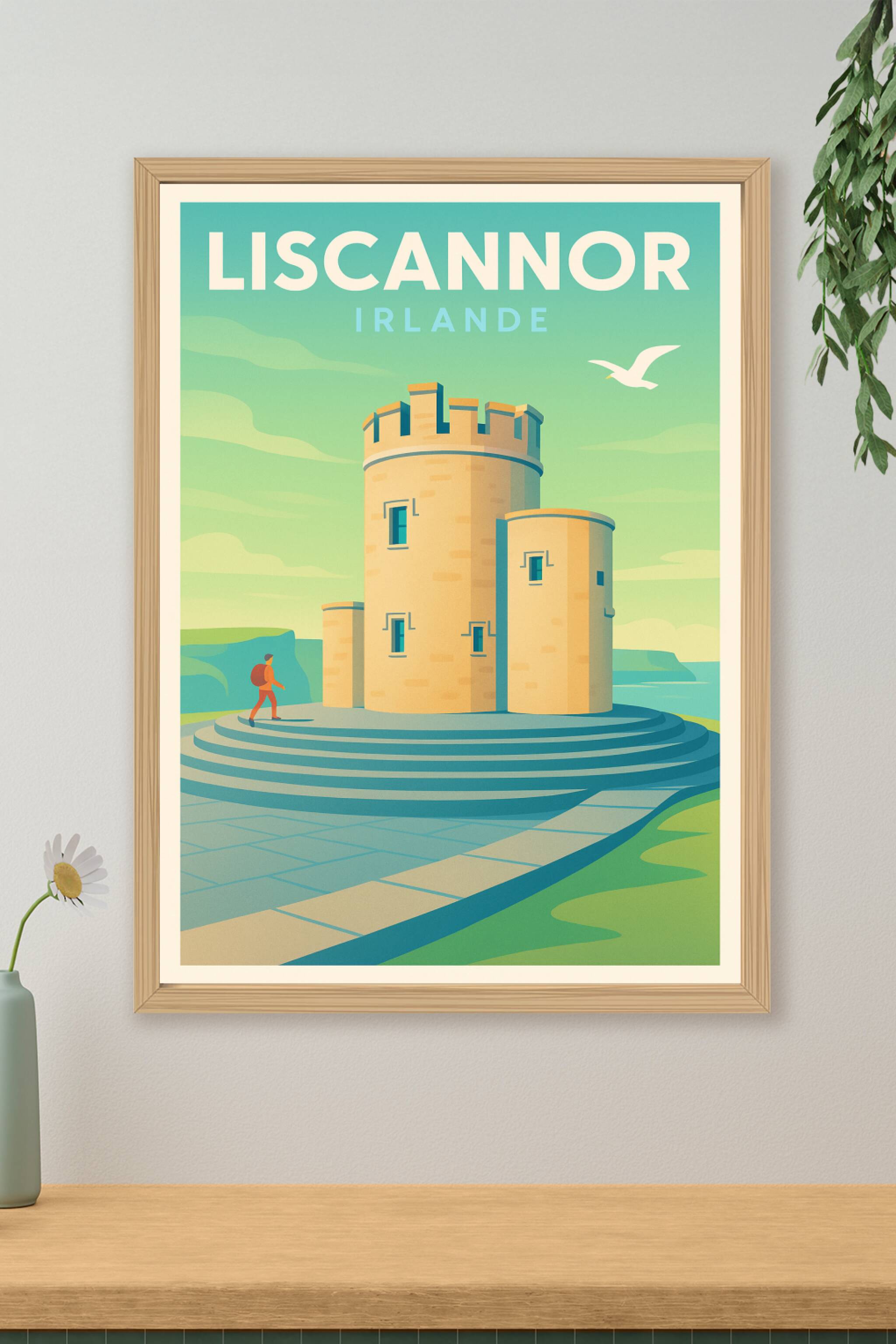 Affiche de Liscannor - Charme et histoire en bord de mer irlandaise