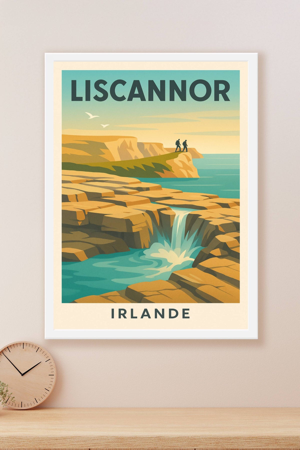 Affiche de Liscannor - Panorama naturel et sauvage d'Irlande