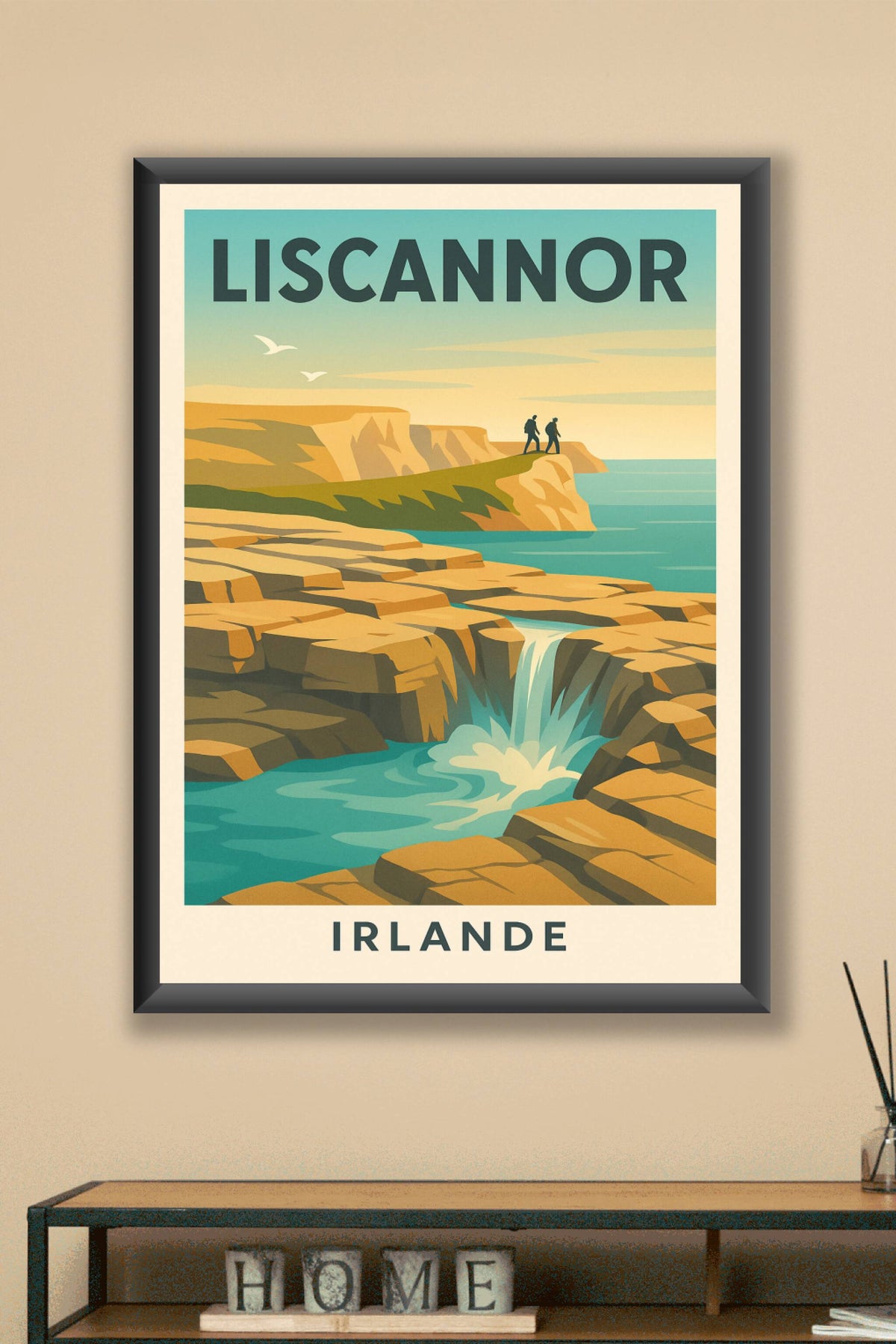 Affiche de Liscannor - Panorama naturel et sauvage d'Irlande