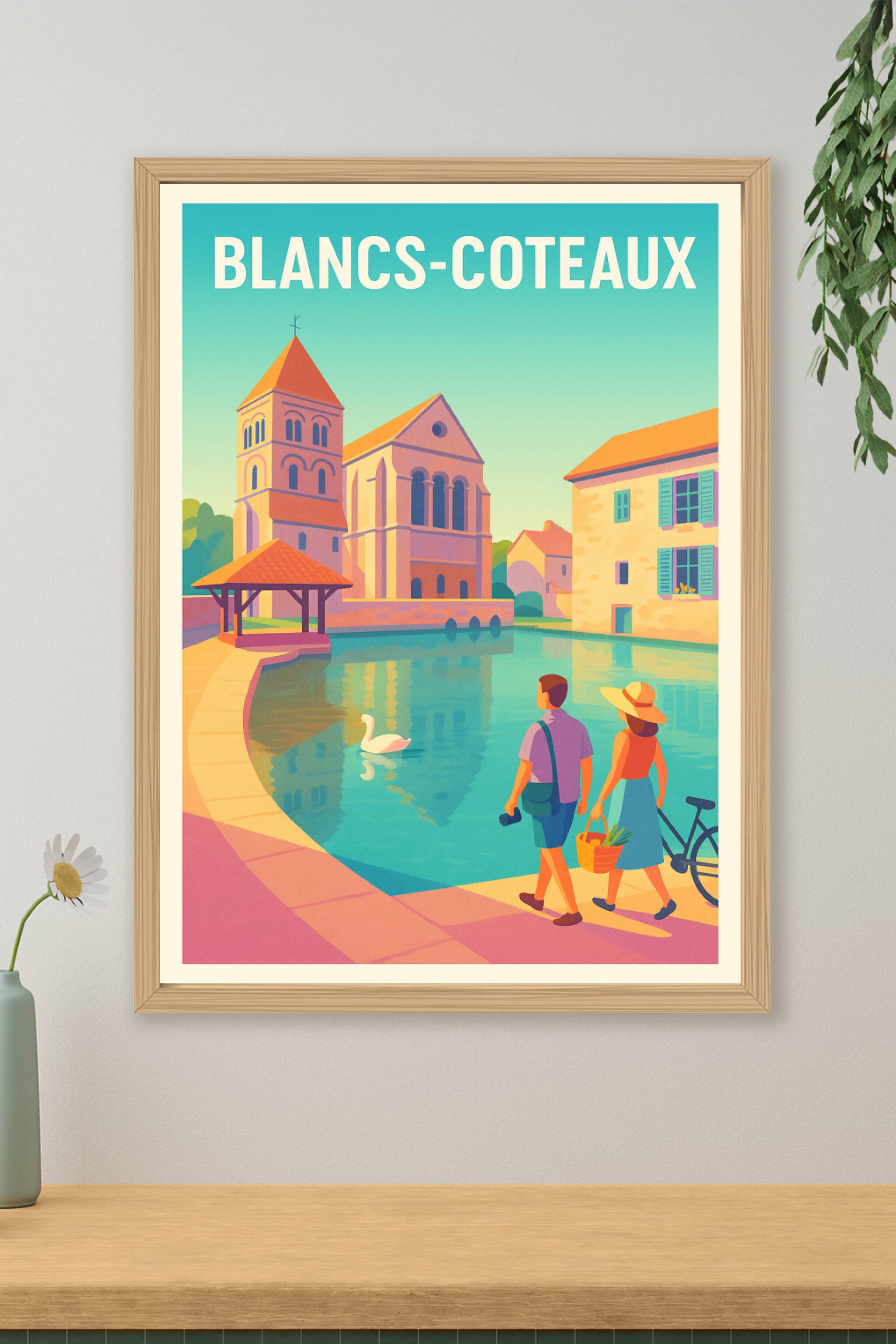 Affiche de Blancs-Coteaux - Charme et sérénité au fil de l'eau