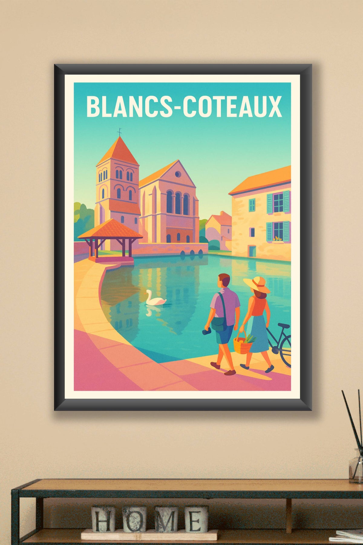 Affiche de Blancs-Coteaux - Charme et sérénité au fil de l'eau
