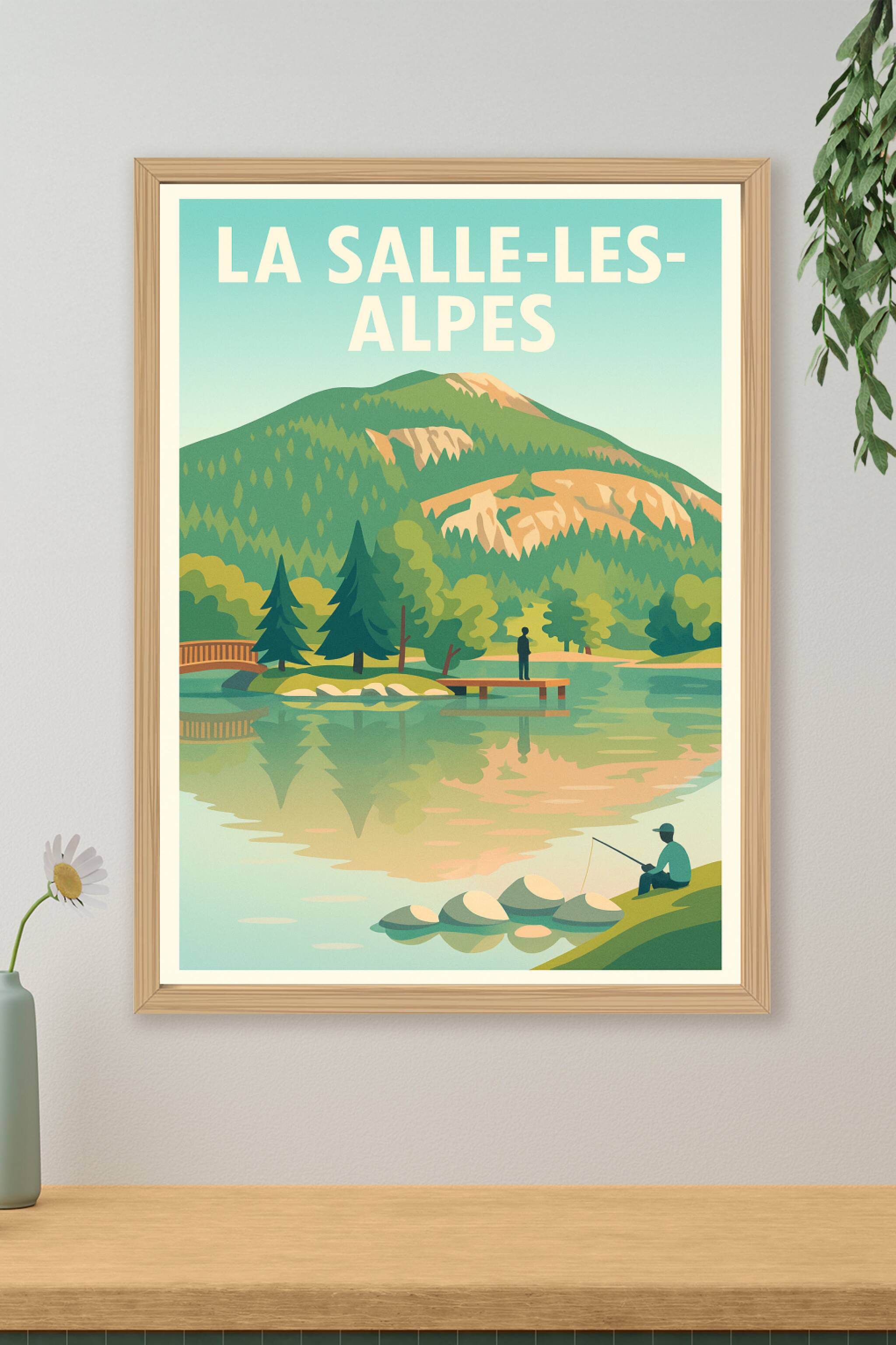 Affiche de La Salle-les-Alpes - Évasion nature au cœur des montagnes