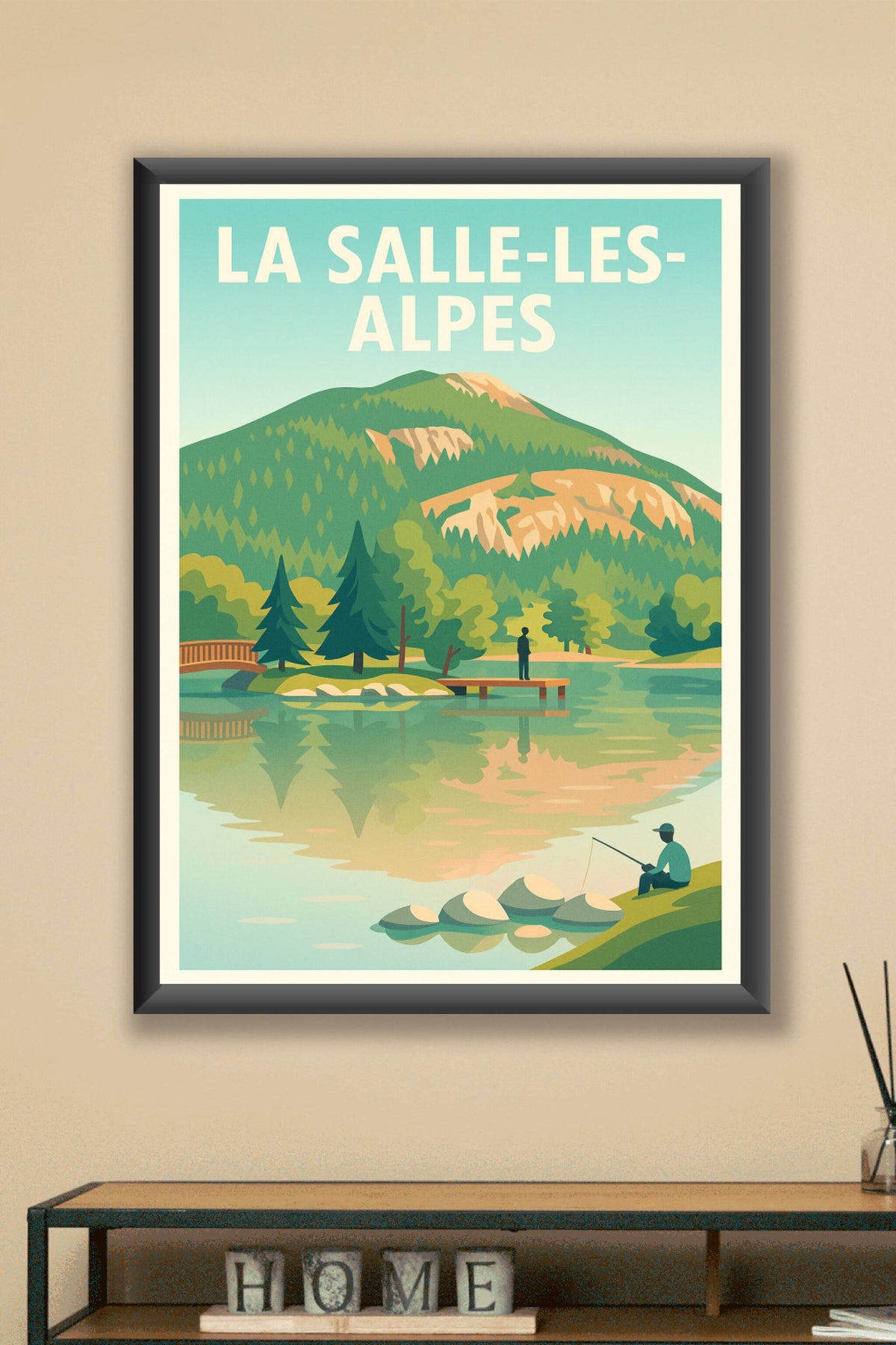 Affiche de La Salle-les-Alpes - Évasion nature au cœur des montagnes
