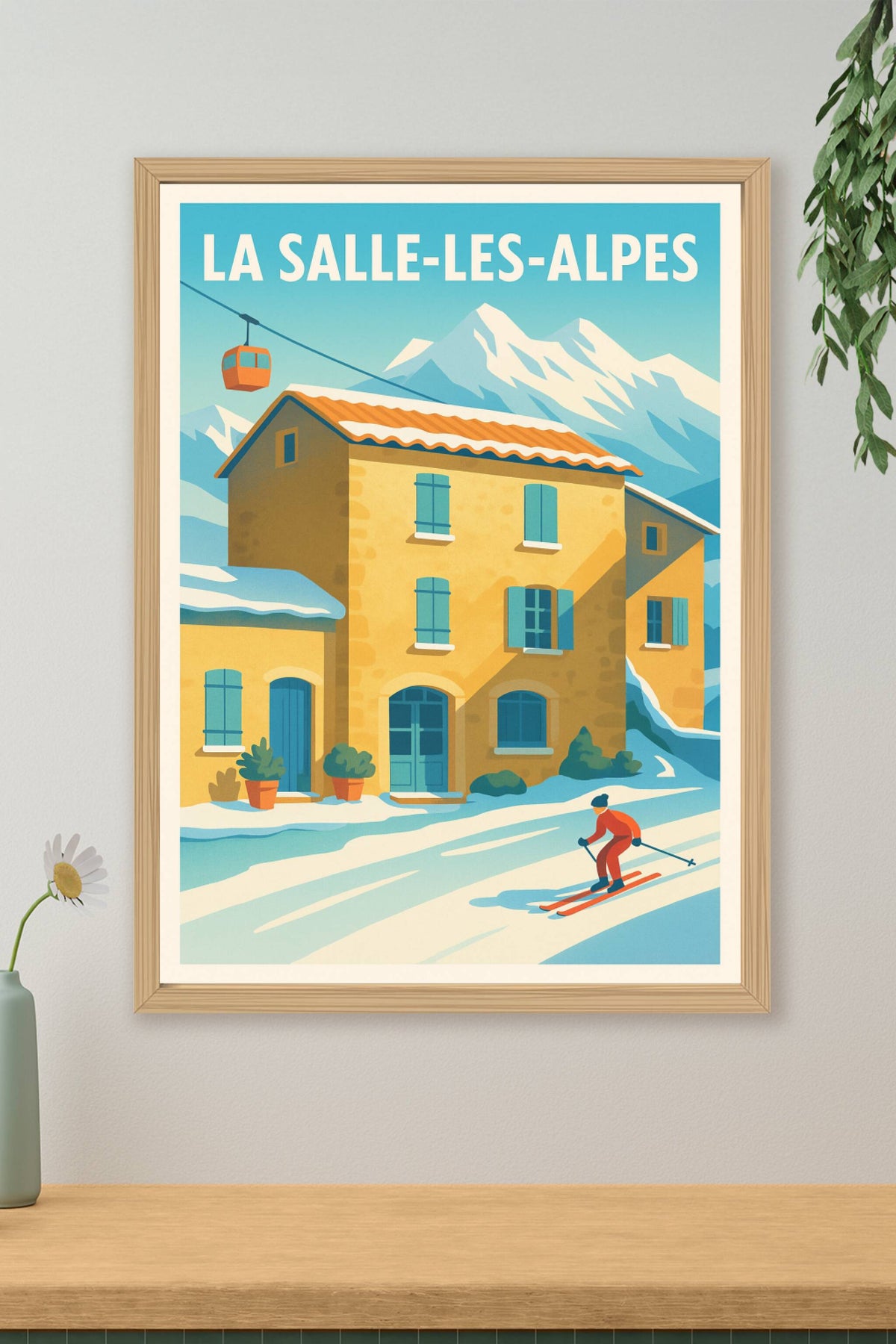 Affiche de La Salle-les-Alpes - L'âme alpine ensoleillée