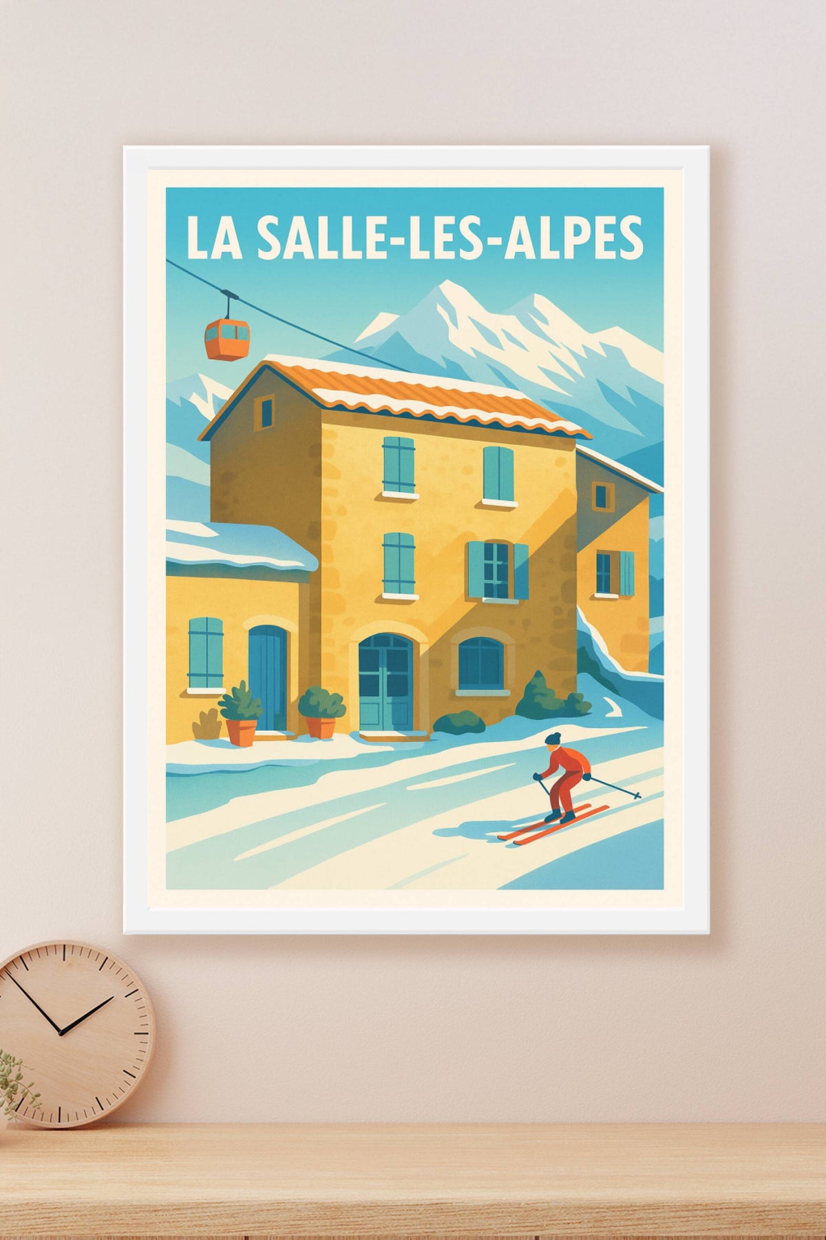 Affiche de La Salle-les-Alpes - L'âme alpine ensoleillée