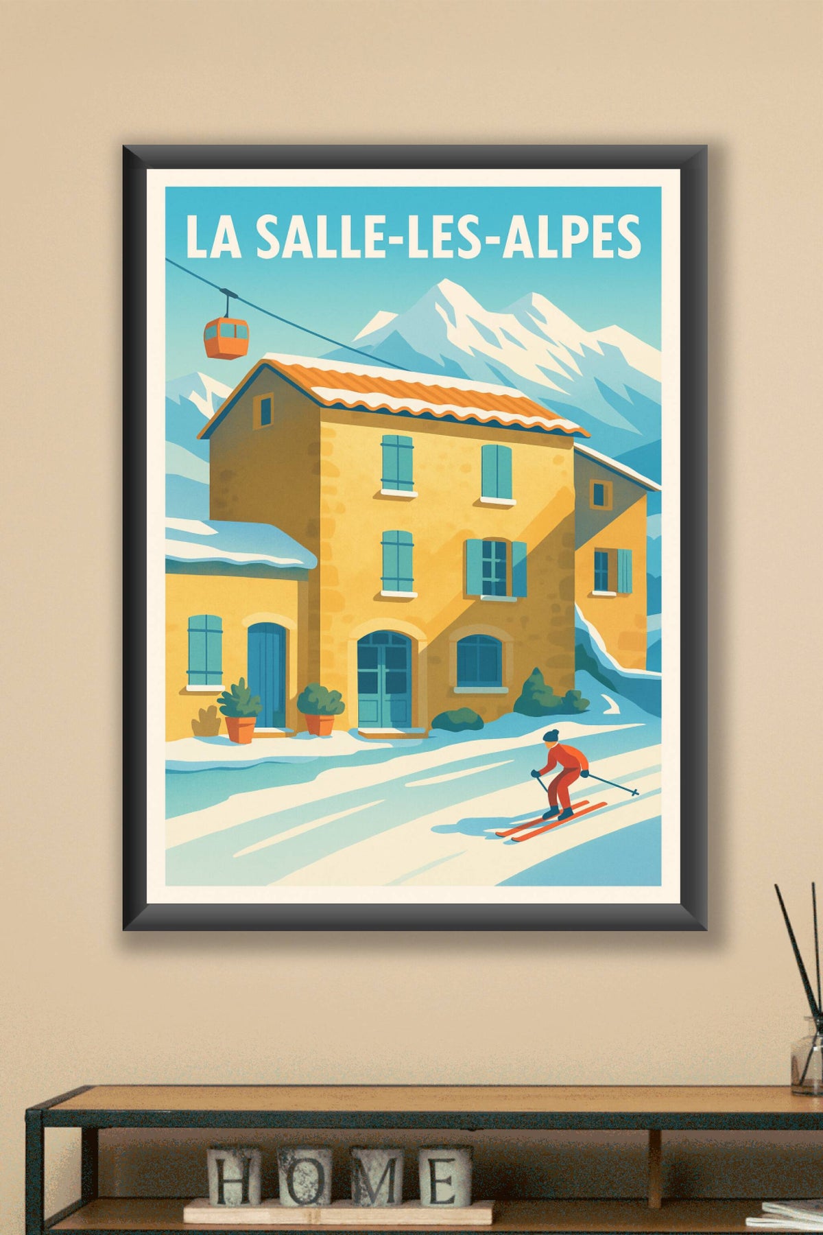 Affiche de La Salle-les-Alpes - L'âme alpine ensoleillée