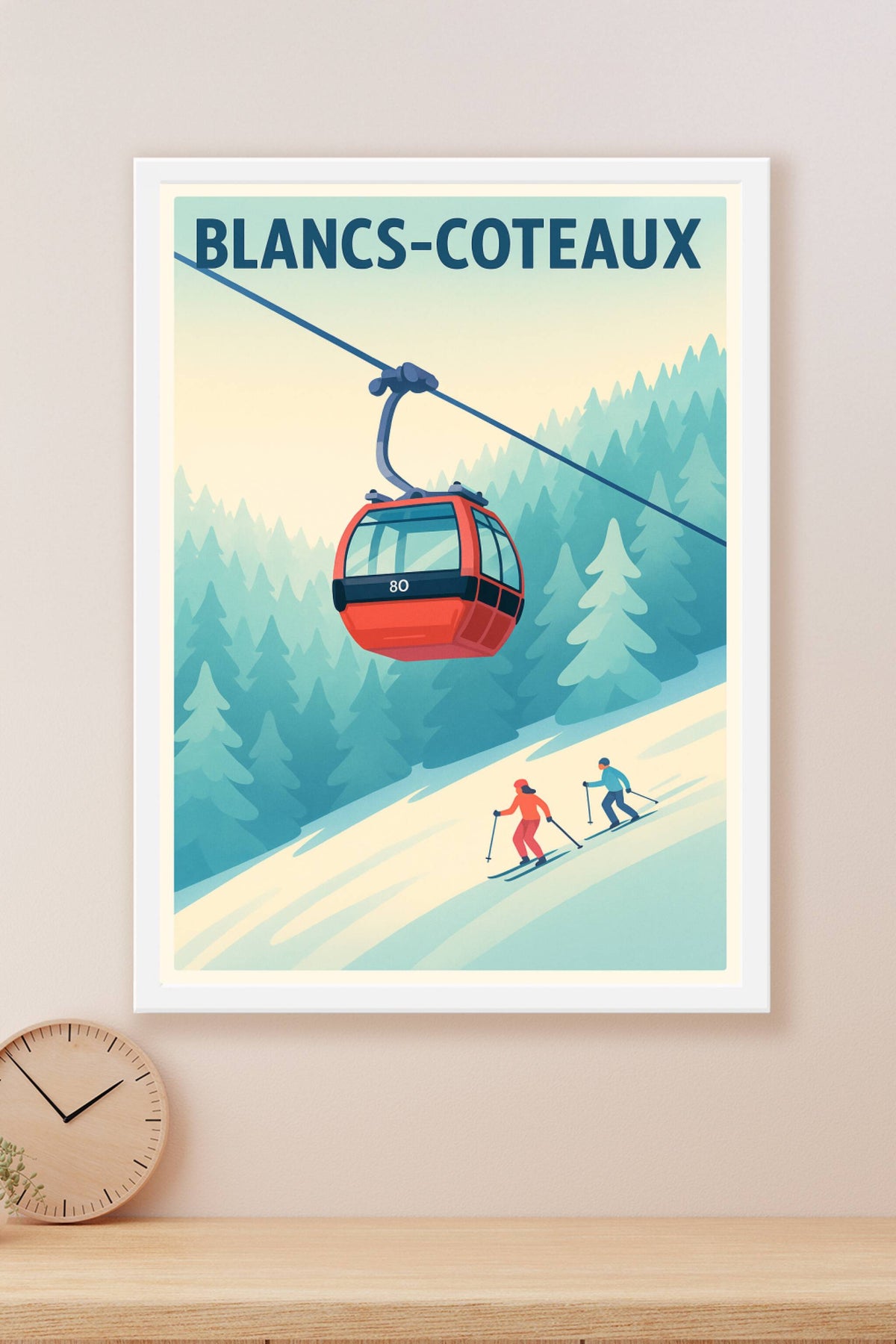 Affiche de Blancs-Coteaux - Escapade hivernale en montagne