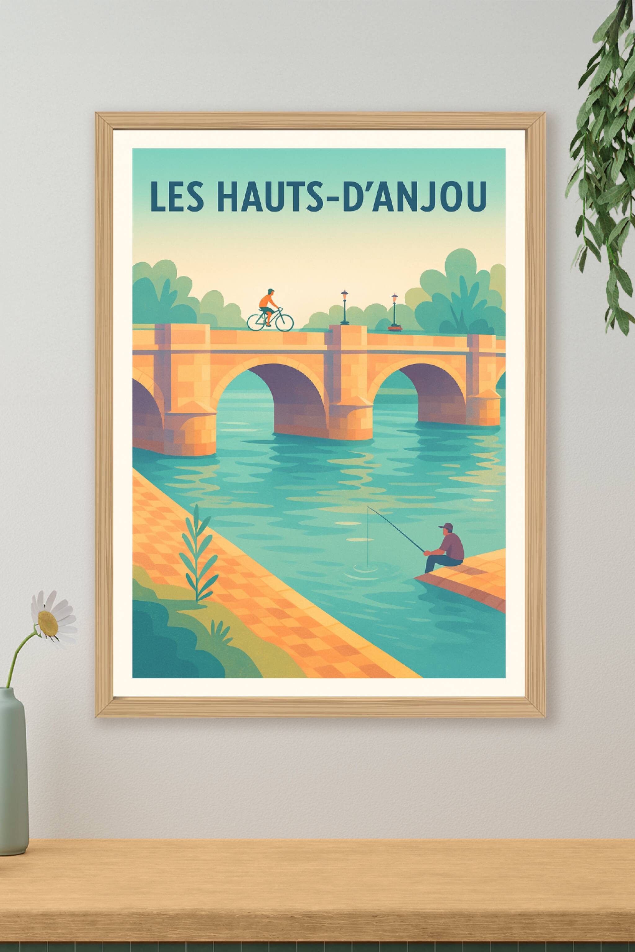 Affiche de Les Hauts-d'Anjou - Évasion tranquille au fil de l'eau