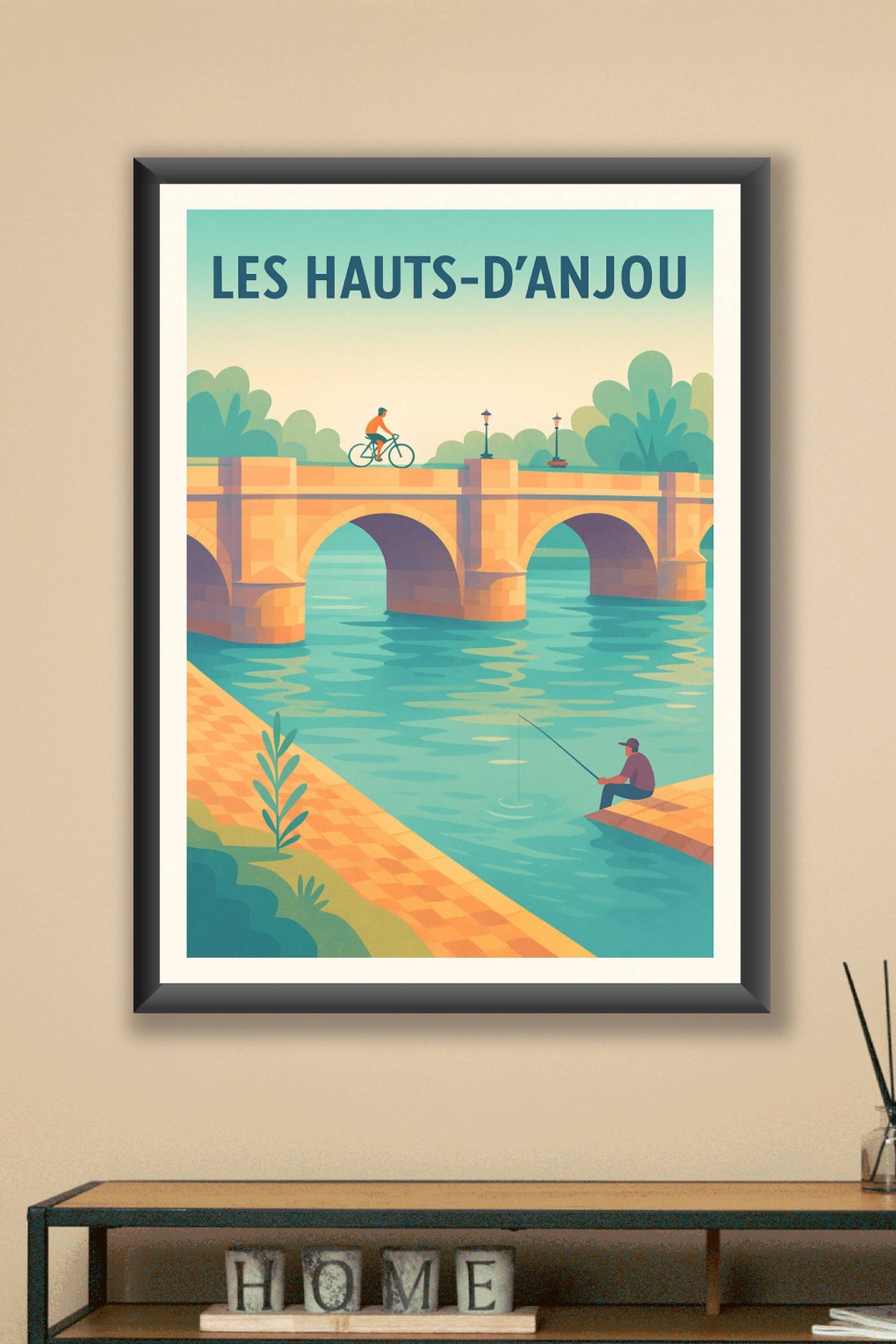 Affiche de Les Hauts-d'Anjou - Évasion tranquille au fil de l'eau