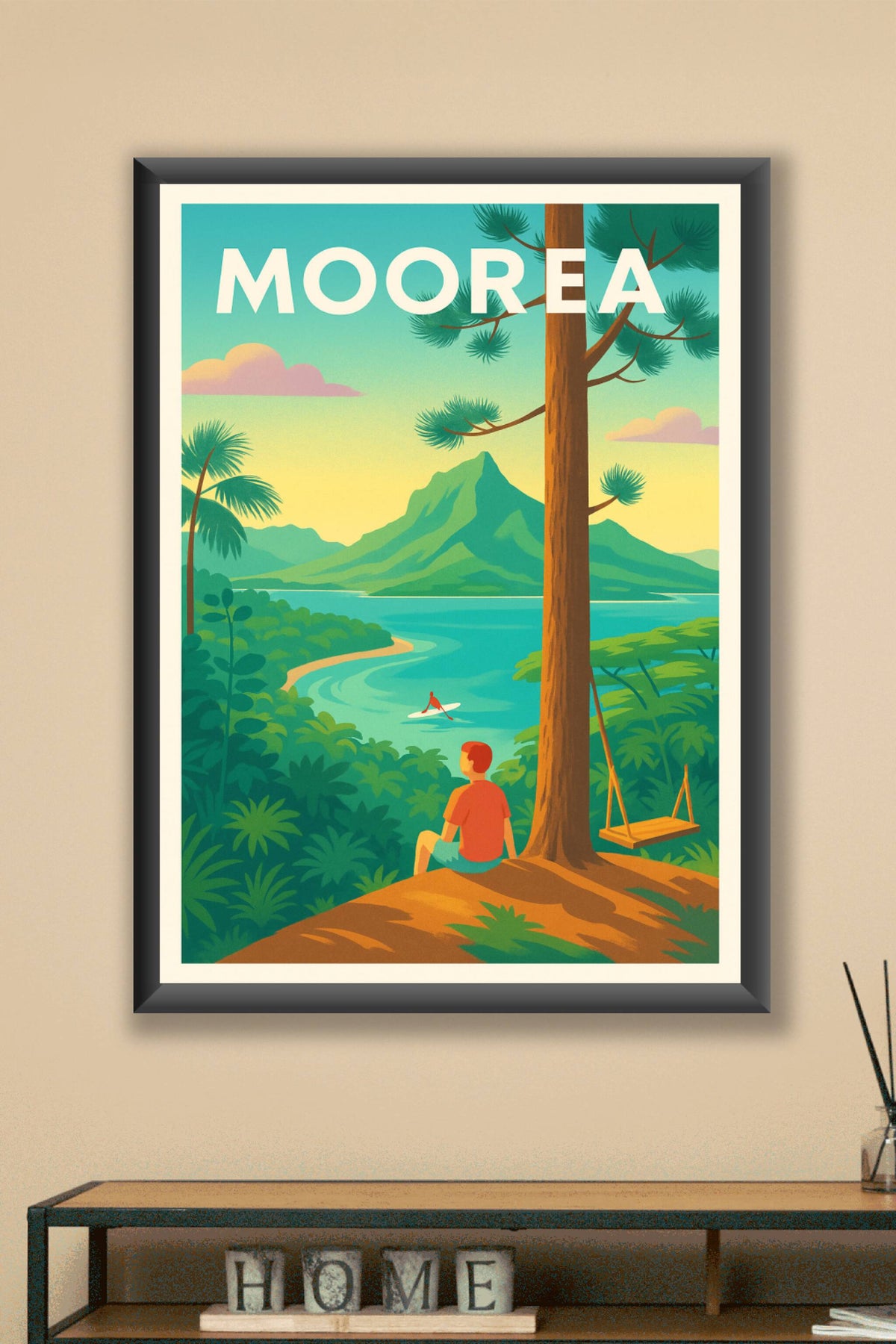 Affiche de Moorea - Évasion et sérénité au cœur de la nature