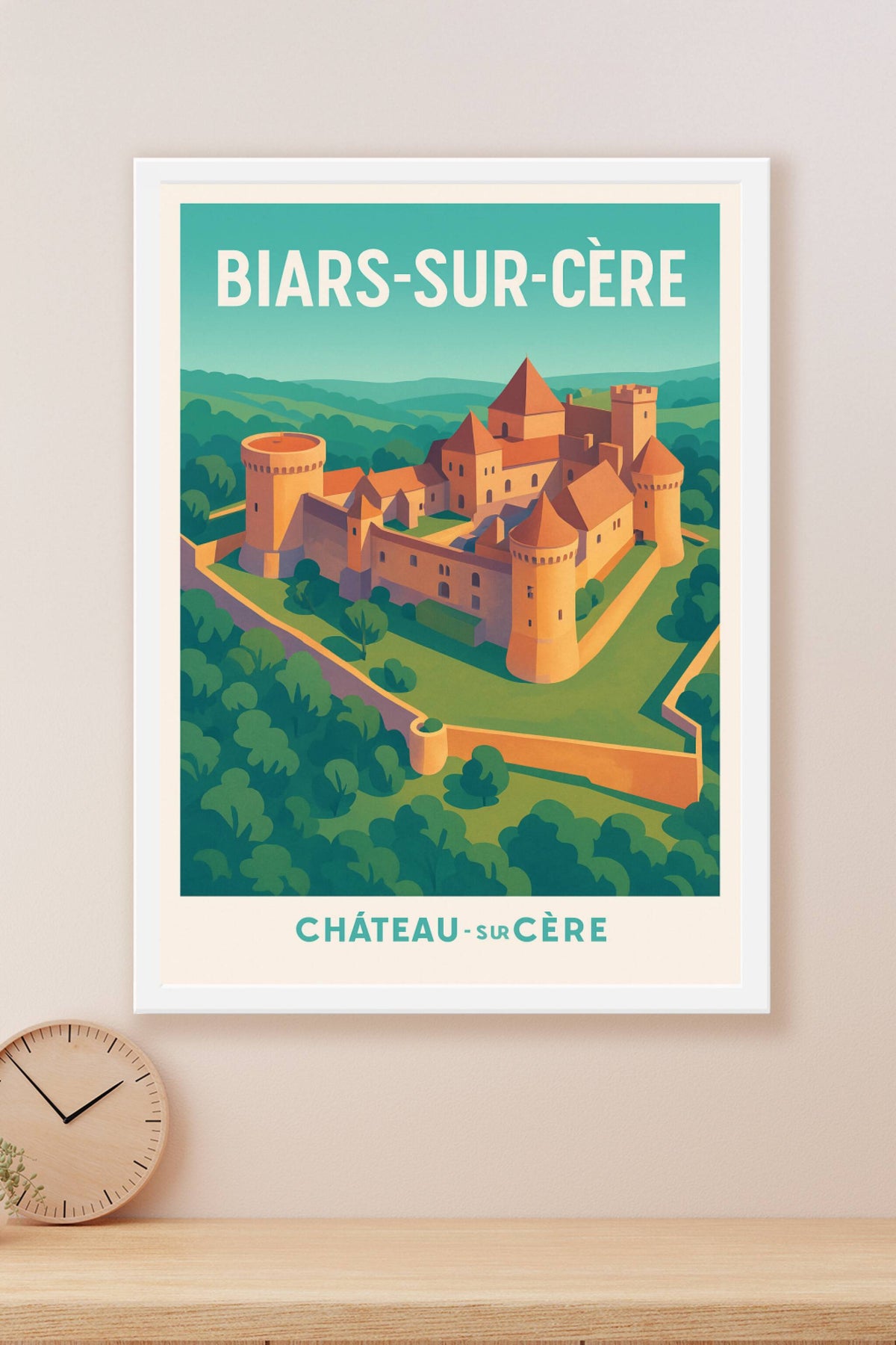 Affiche de Biars-sur-Cère - L'élégance médiévale du Château-sur-Cère