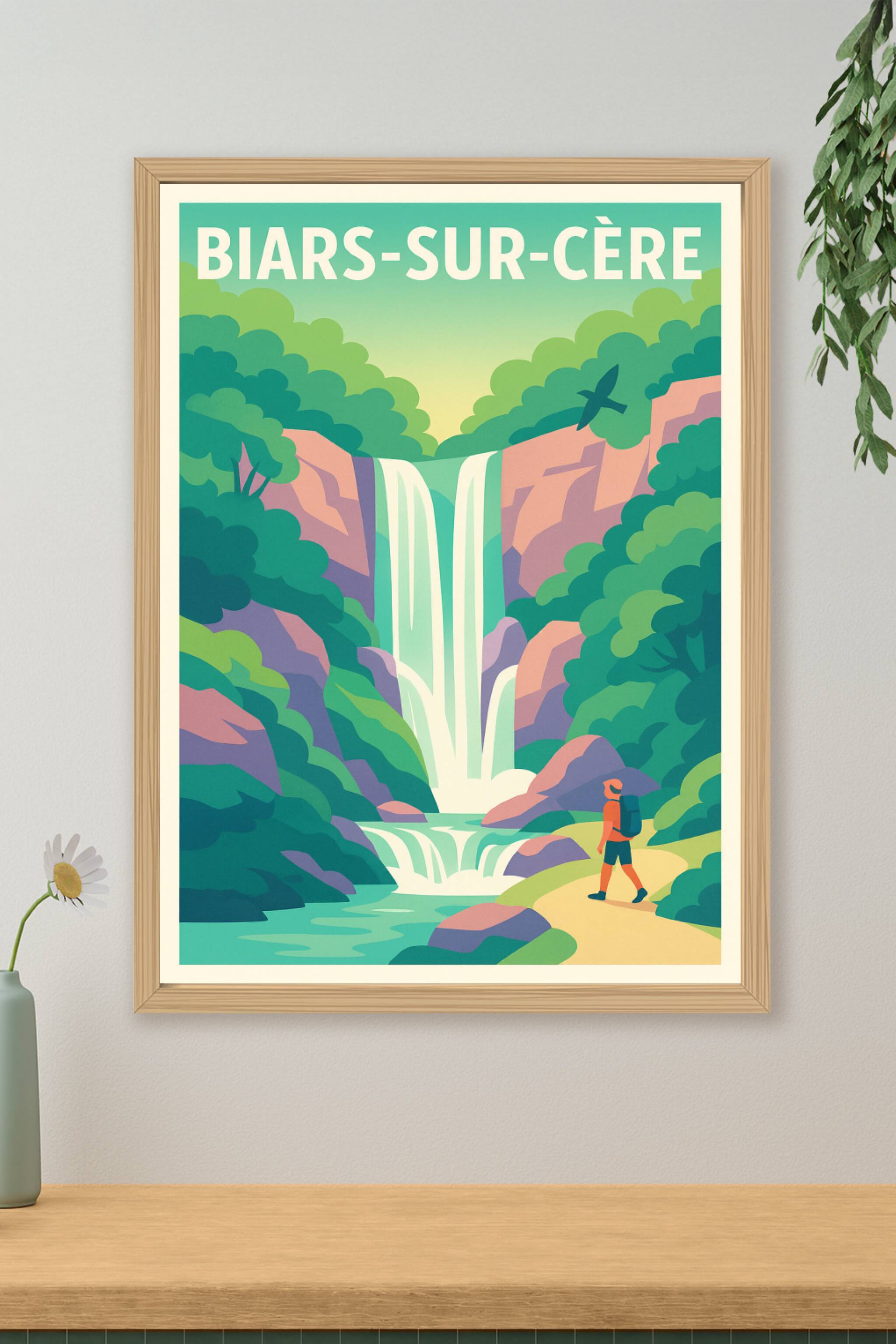 Affiche de Biars-sur-Cère - Évasion nature au fil de la cascade