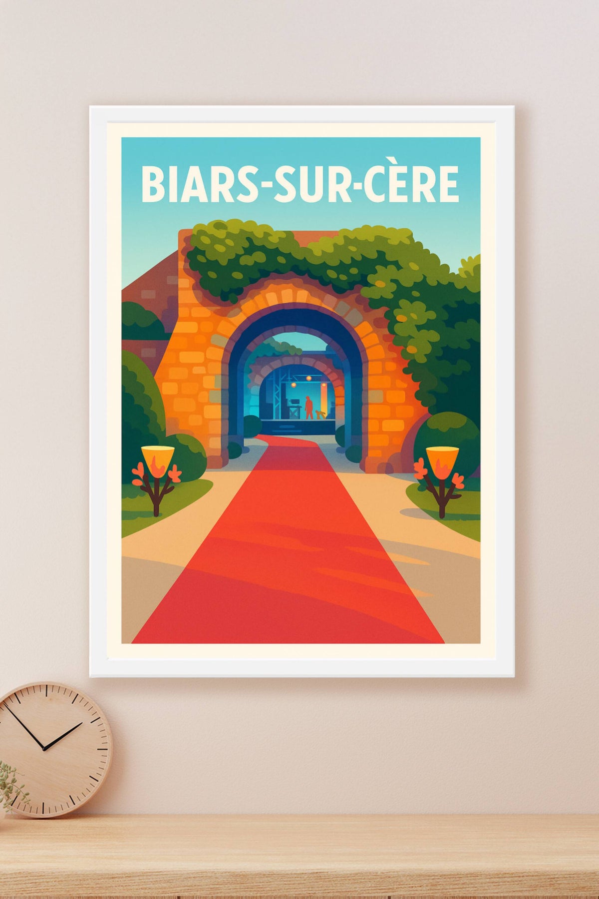 Affiche de Biars-sur-Cère - L'entrée majestueuse au charme unique