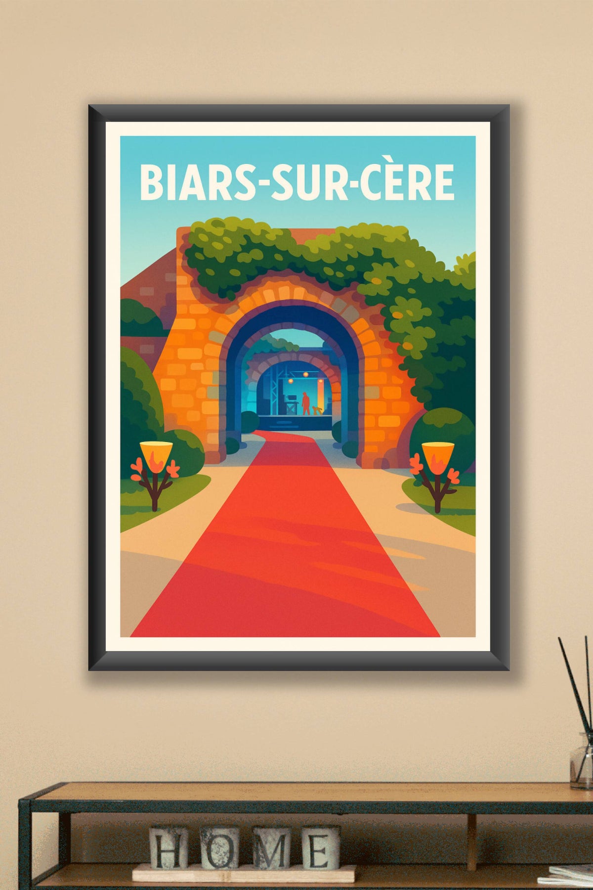 Affiche de Biars-sur-Cère - L'entrée majestueuse au charme unique