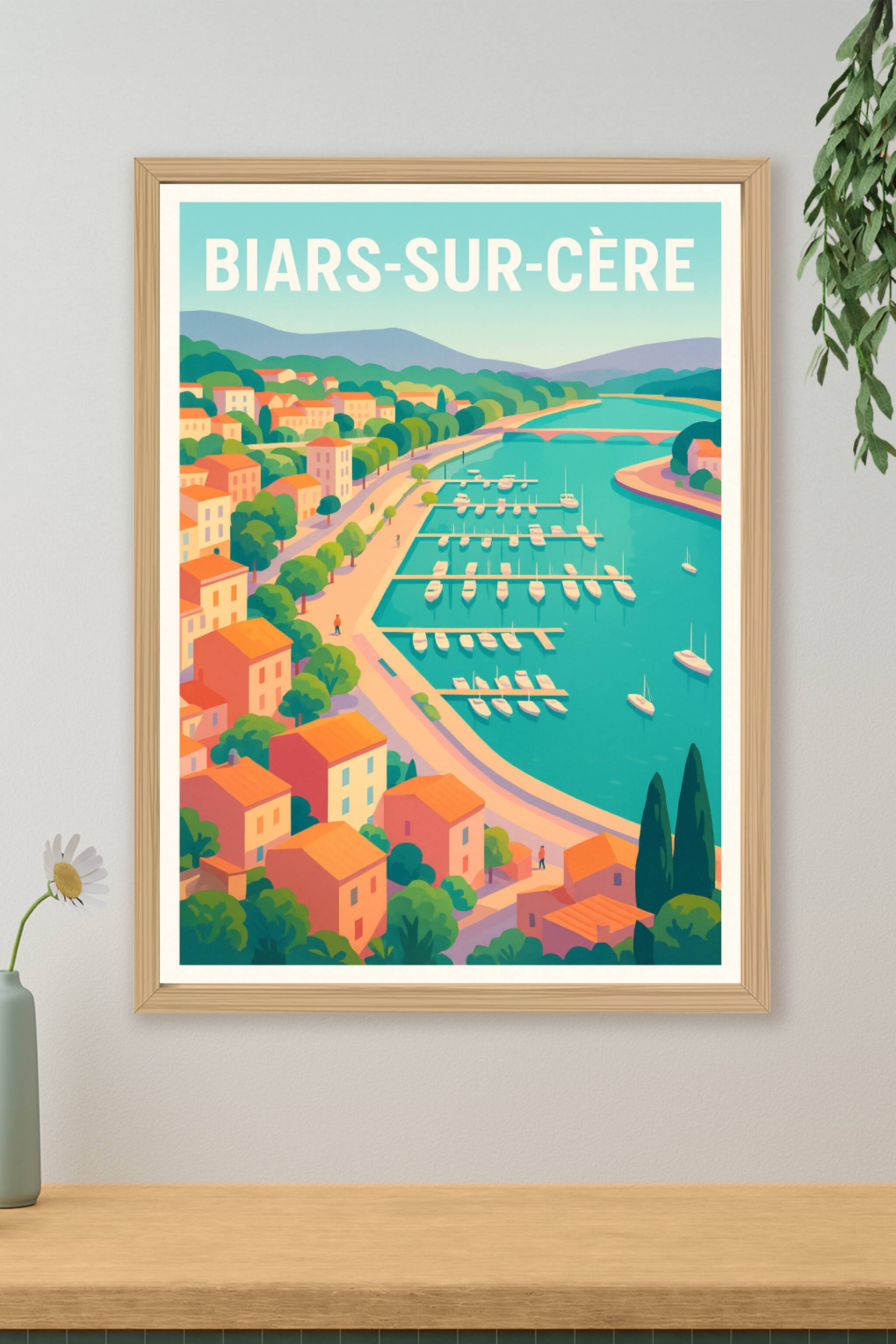 Affiche de Biars-sur-Cère - Charme et sérénité au bord de l'eau